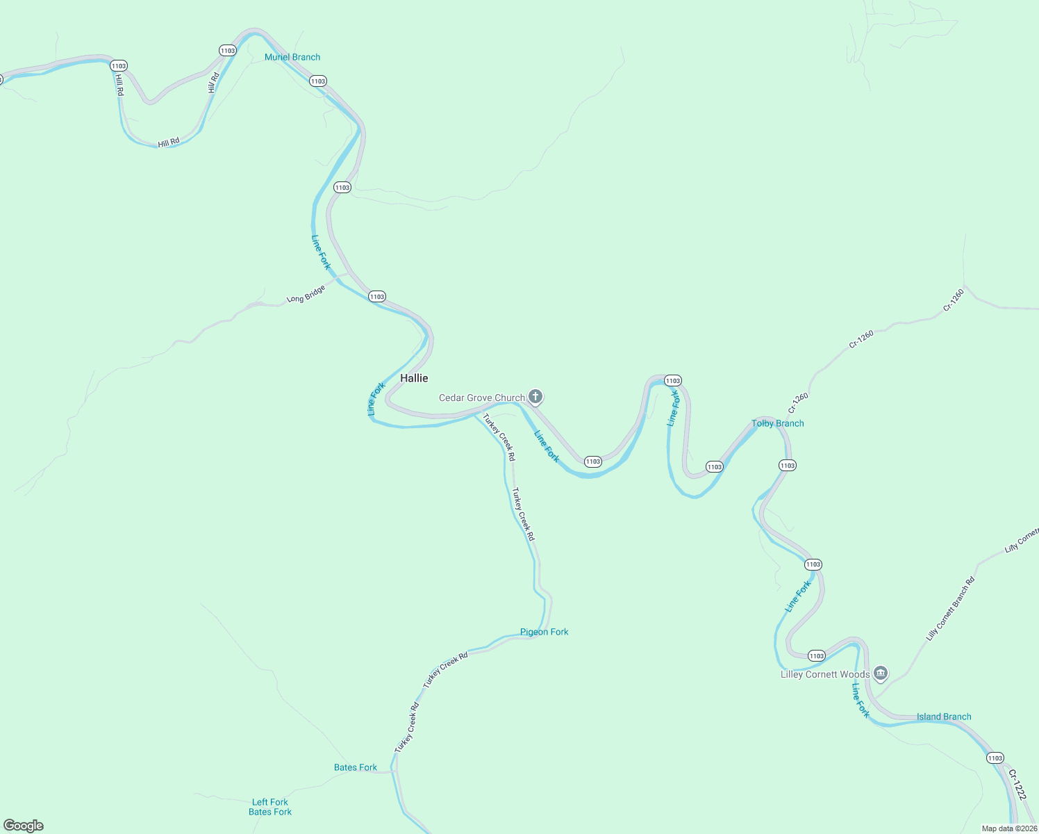 map of restaurants, bars, coffee shops, grocery stores, and more near 4619 State Highway 1103 in Hallie
