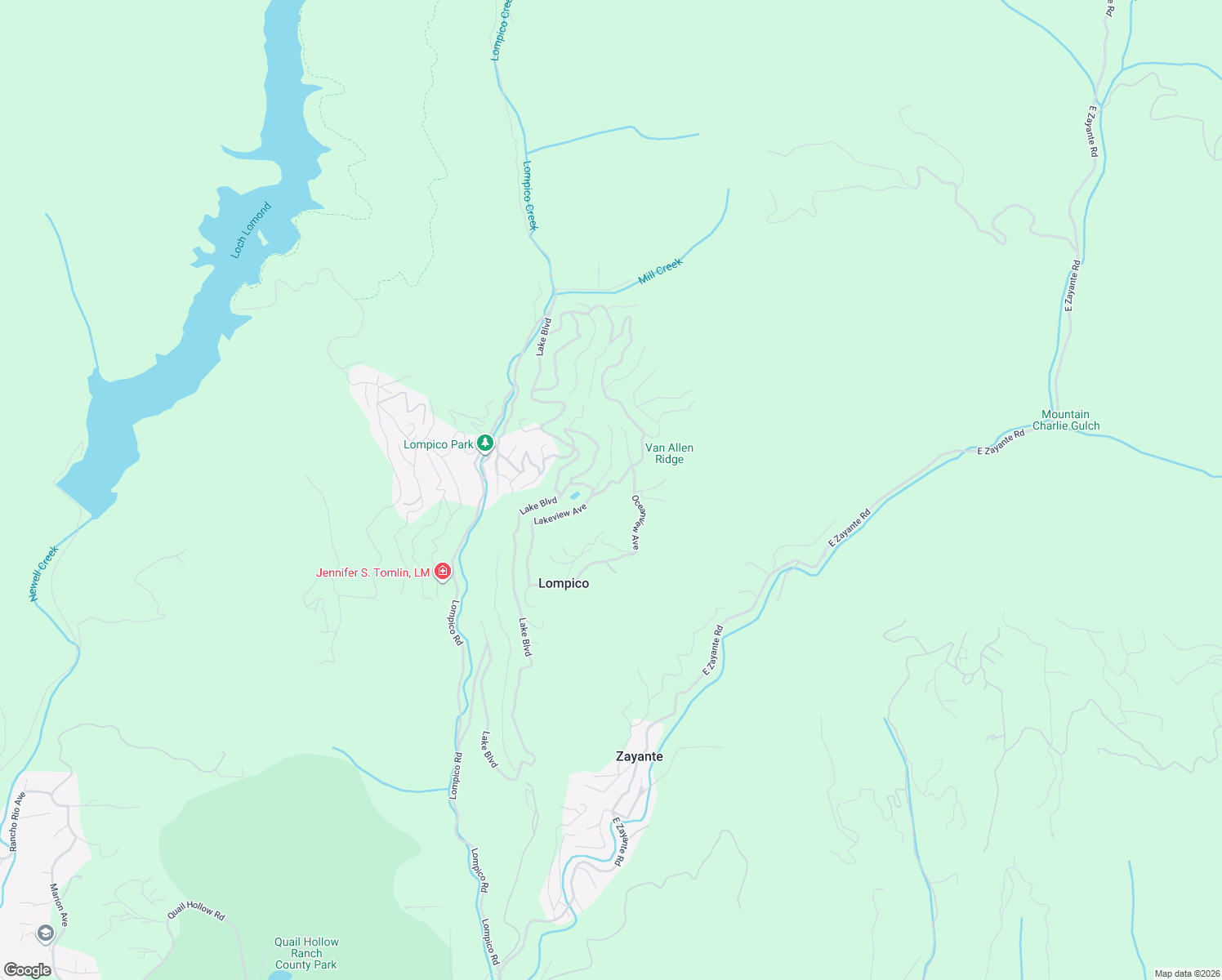 map of restaurants, bars, coffee shops, grocery stores, and more near 11660 Edgewood Drive in Felton