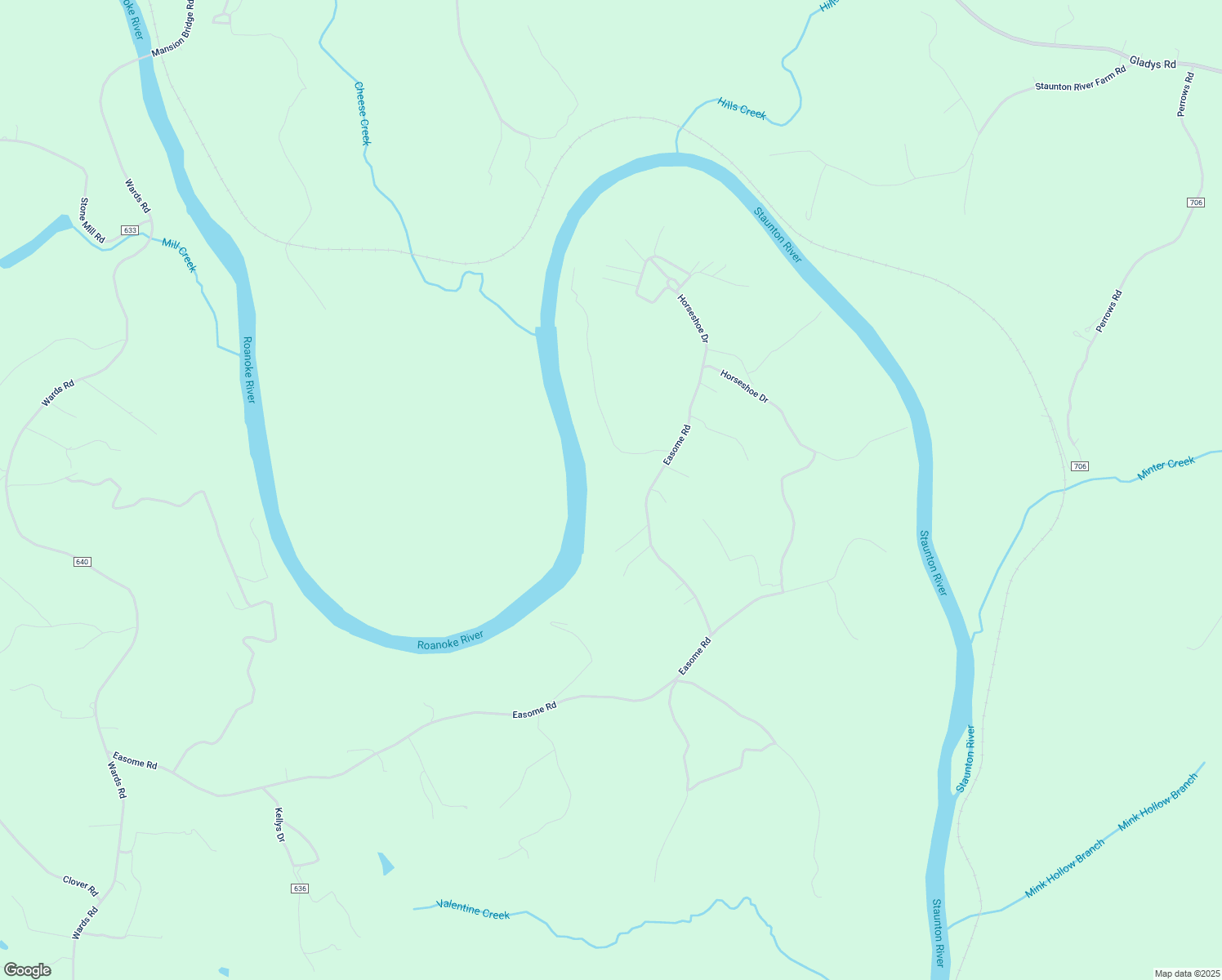 map of restaurants, bars, coffee shops, grocery stores, and more near 2595 Easome Road in Hurt
