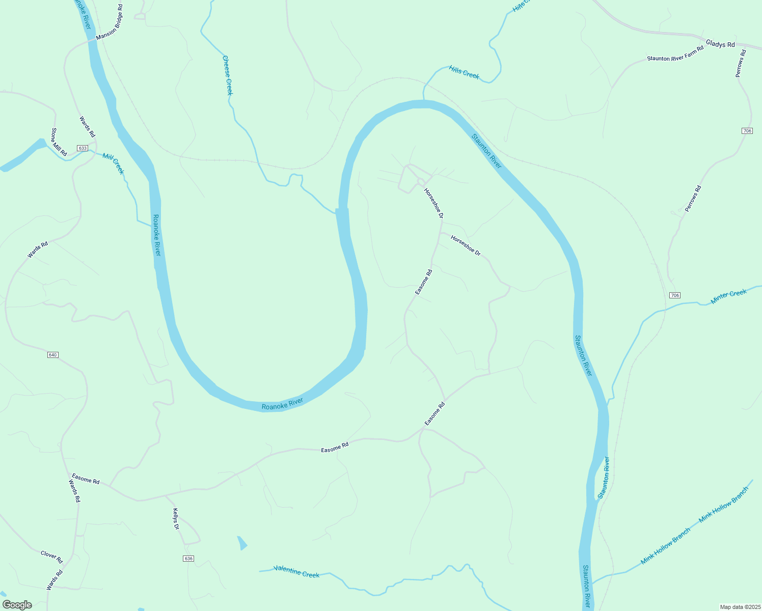 map of restaurants, bars, coffee shops, grocery stores, and more near 2595 Easome Road in Hurt