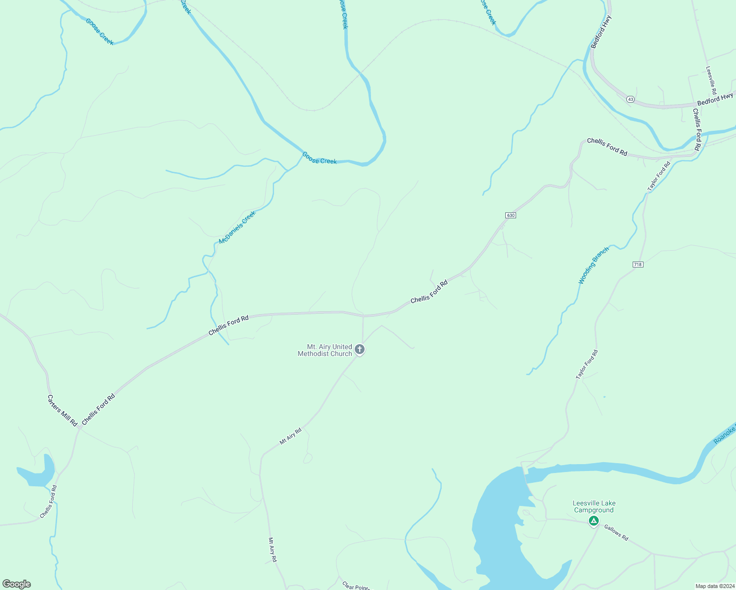 map of restaurants, bars, coffee shops, grocery stores, and more near 2457 Chellis Ford Road in Lynch Station