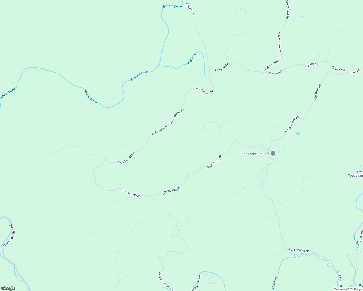 map of restaurants, bars, coffee shops, grocery stores, and more near in Bent Mountain