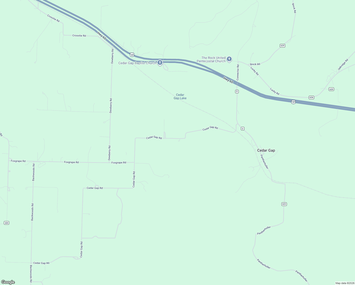 map of restaurants, bars, coffee shops, grocery stores, and more near 2604 Cedar Gap Road in Seymour