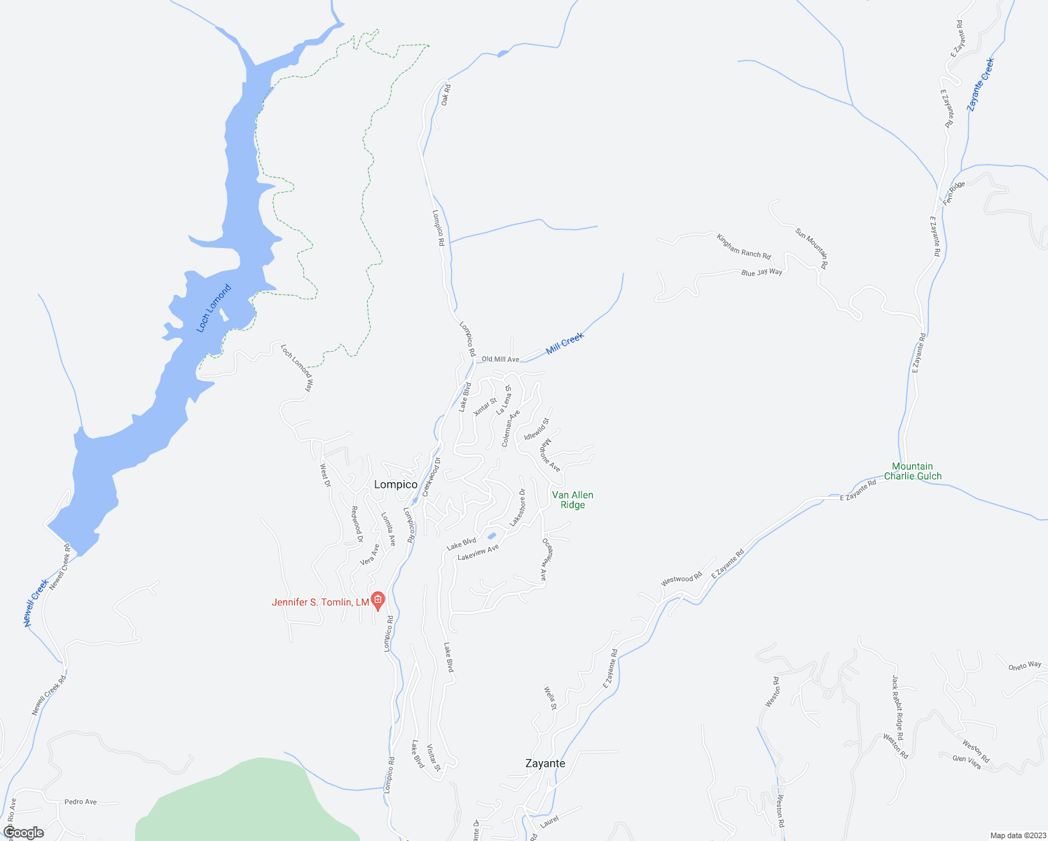 map of restaurants, bars, coffee shops, grocery stores, and more near 12235 Volver Avenue in Felton