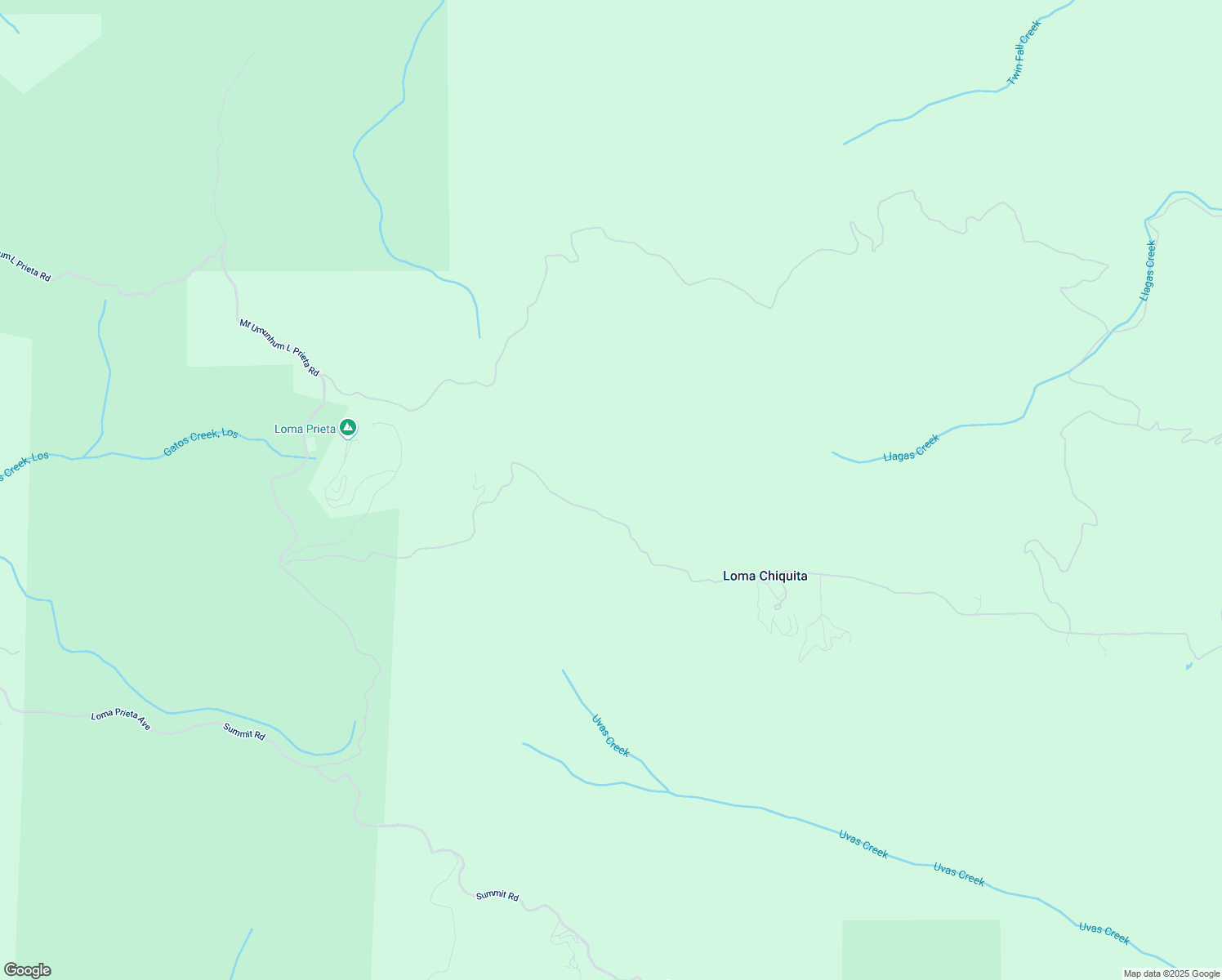 map of restaurants, bars, coffee shops, grocery stores, and more near 33501 Loma Chiquita Road in Los Gatos