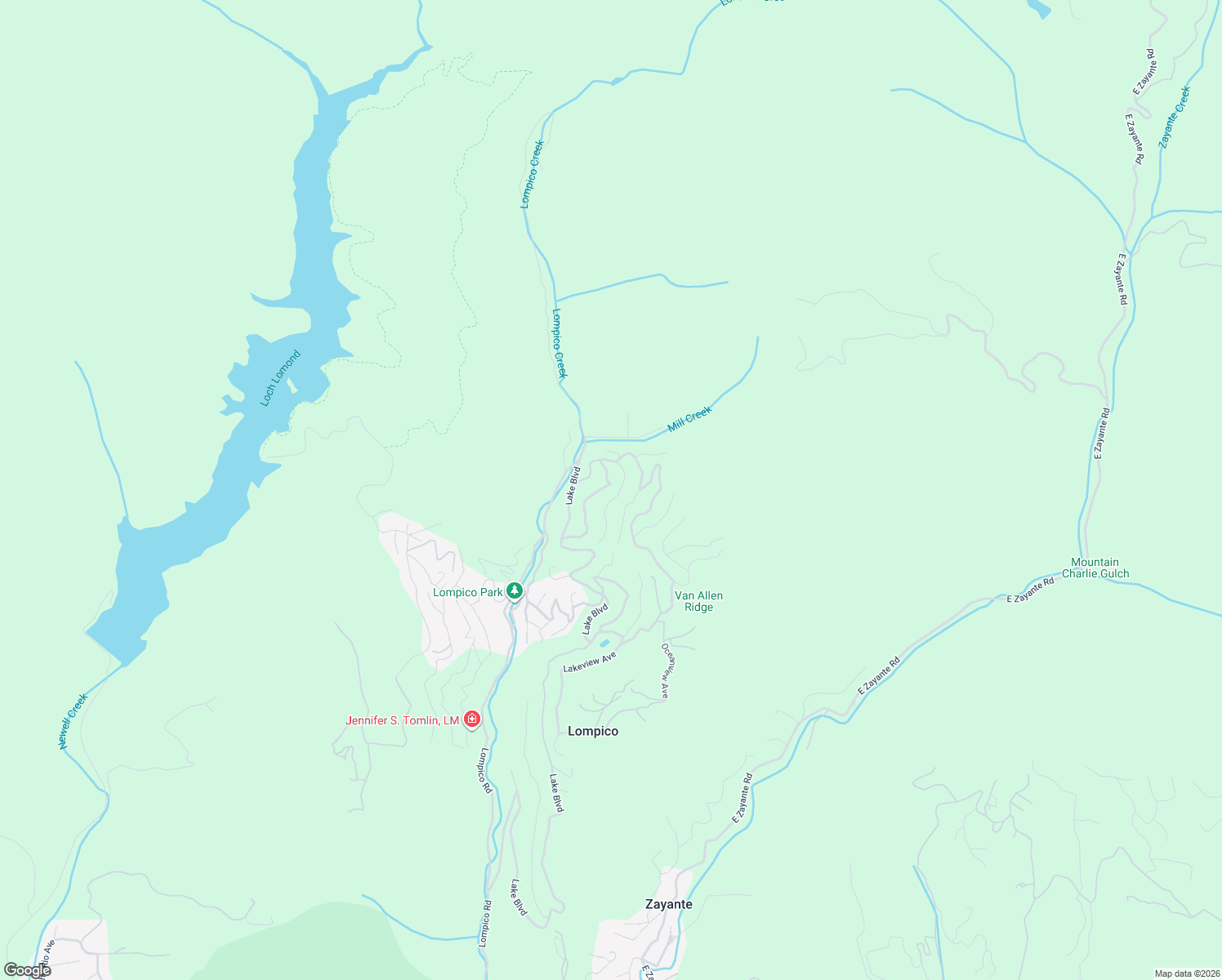 map of restaurants, bars, coffee shops, grocery stores, and more near 12379 La Lena Street in Felton