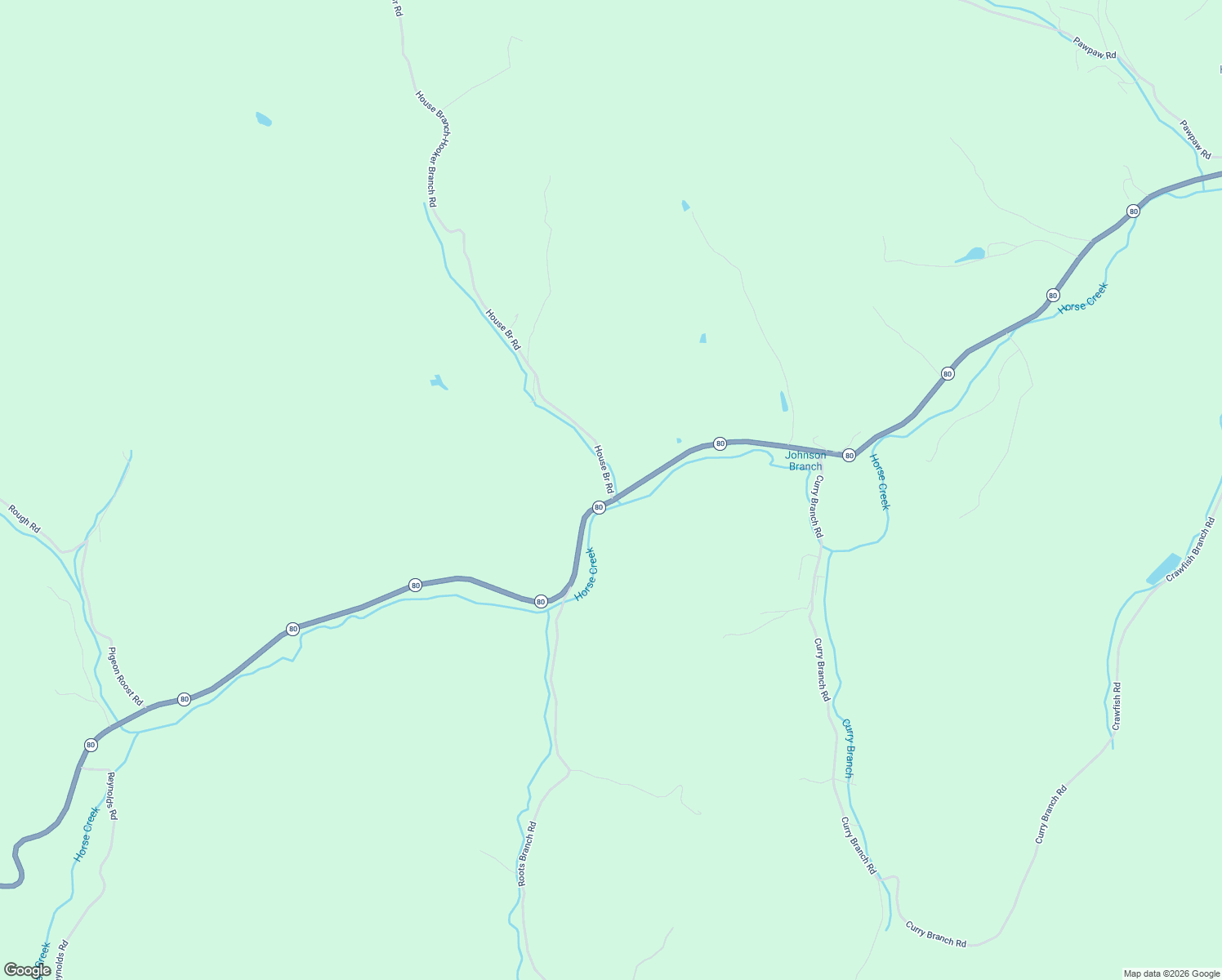 map of restaurants, bars, coffee shops, grocery stores, and more near House Branch-Hooker Branch Road in Manchester