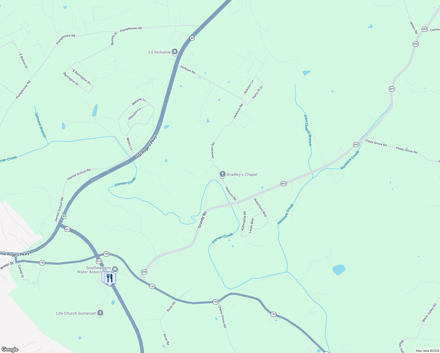 map of restaurants, bars, coffee shops, grocery stores, and more near 200-328 Jackson Road in Somerset