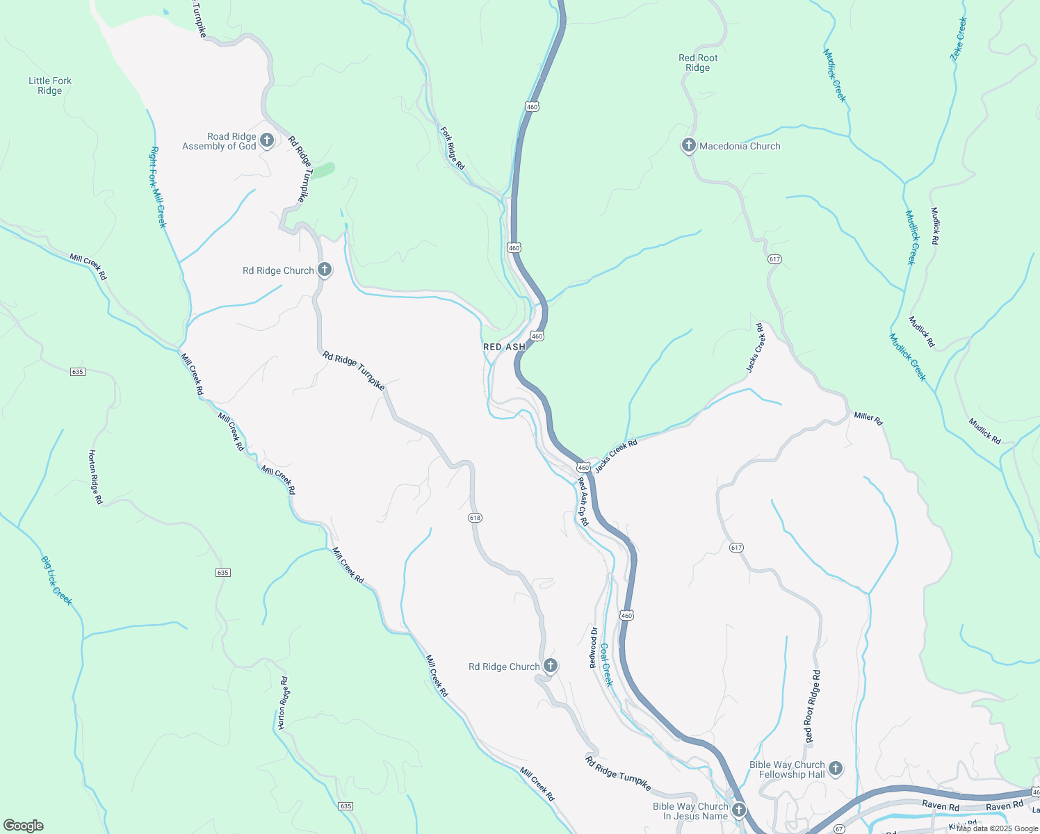 map of restaurants, bars, coffee shops, grocery stores, and more near in Raven