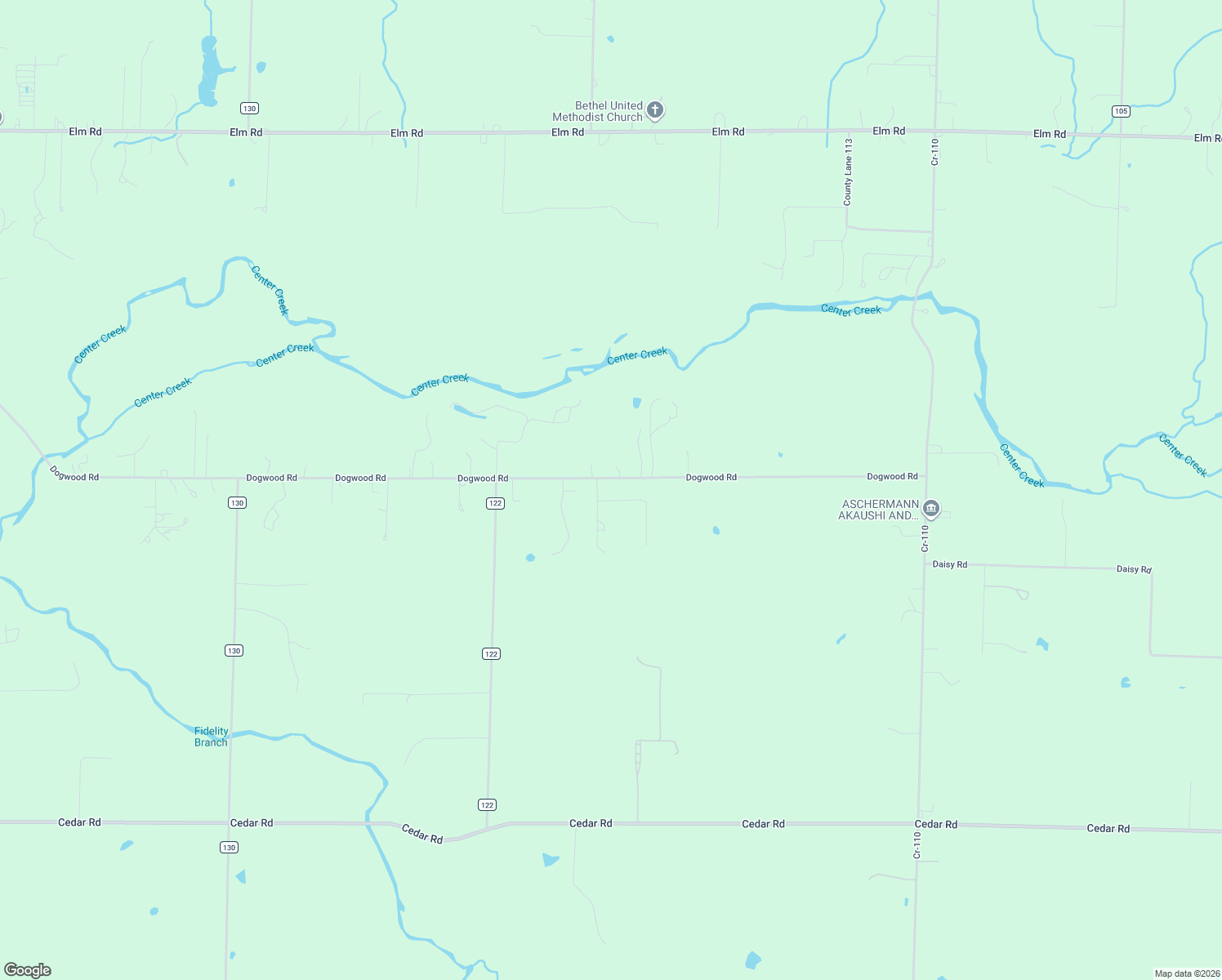 map of restaurants, bars, coffee shops, grocery stores, and more near 11895 Destination Ln in Carthage