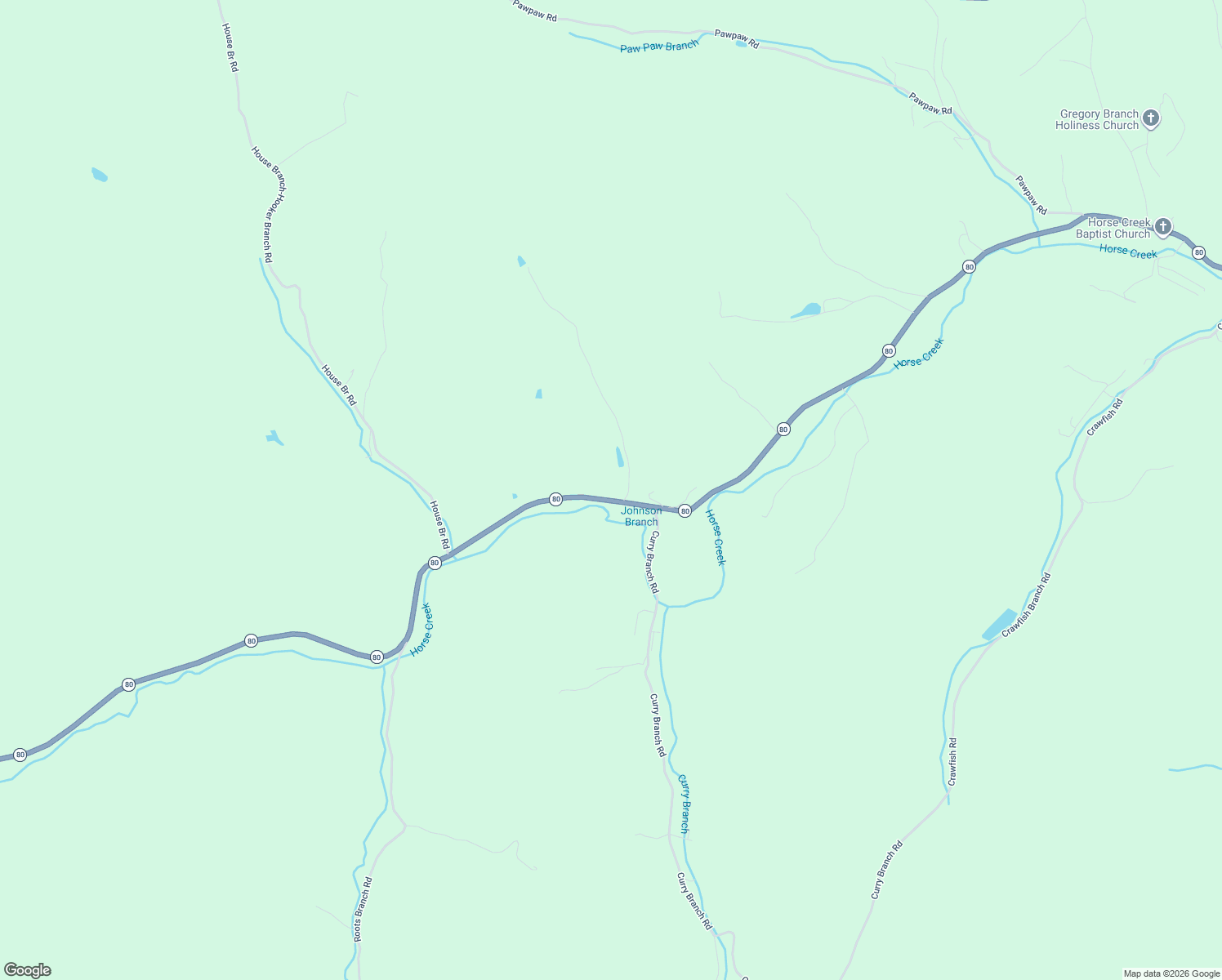 map of restaurants, bars, coffee shops, grocery stores, and more near Kentucky 80 in Manchester