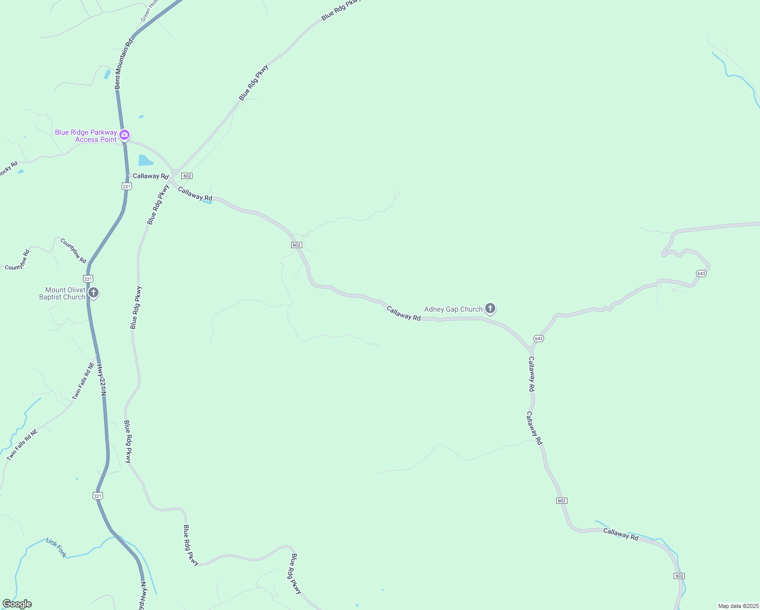 map of restaurants, bars, coffee shops, grocery stores, and more near 17531 Callaway Road in Callaway