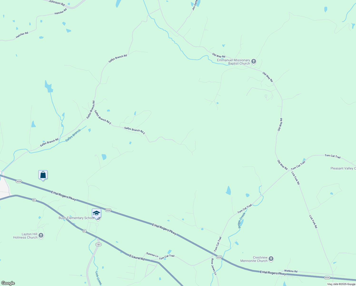 map of restaurants, bars, coffee shops, grocery stores, and more near 984 Sallys Branch Road East in London