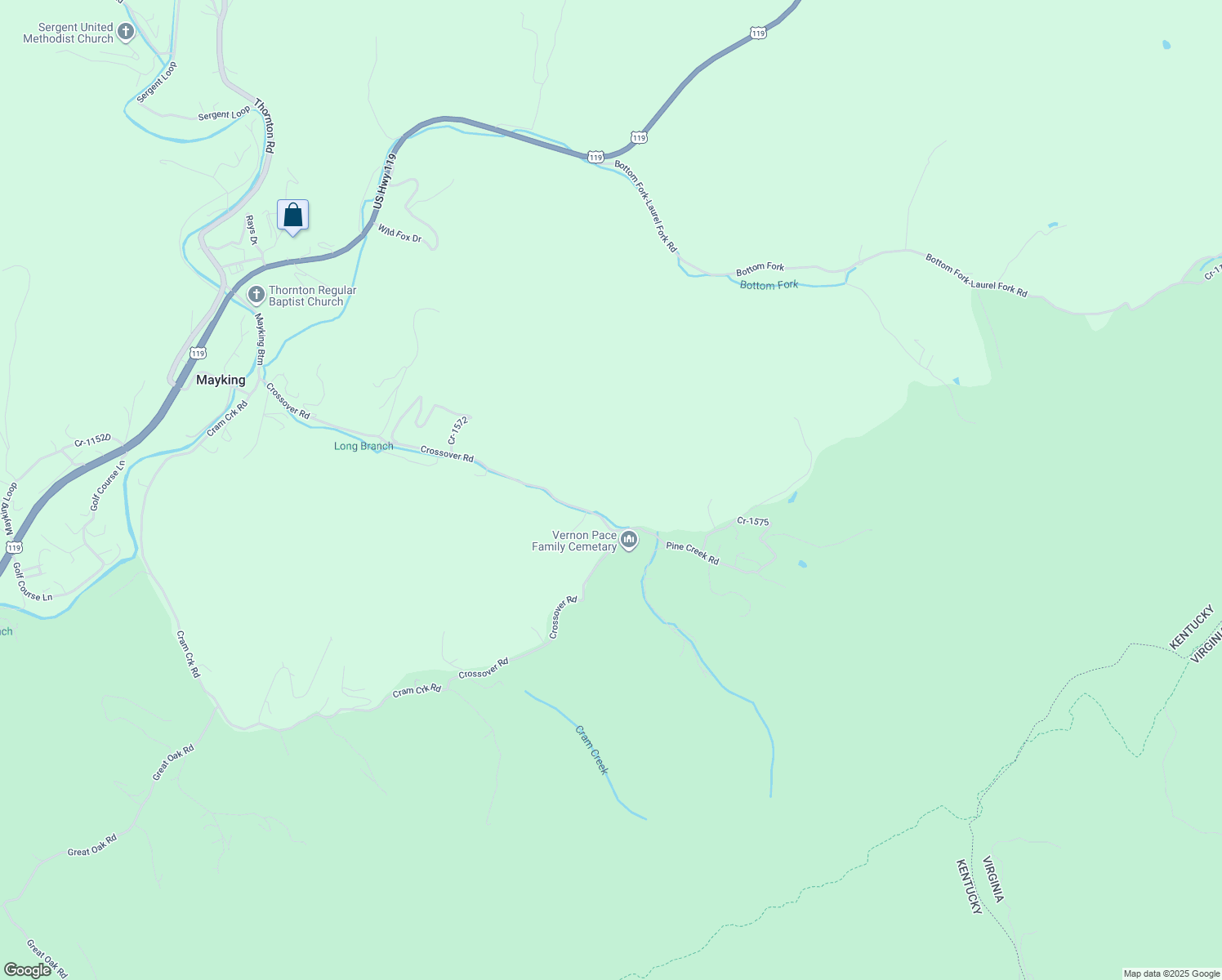 map of restaurants, bars, coffee shops, grocery stores, and more near in Mayking