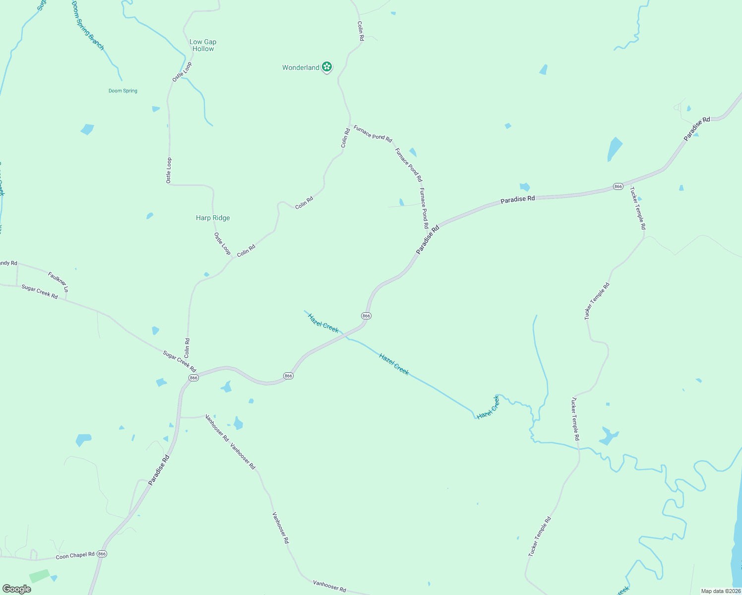 map of restaurants, bars, coffee shops, grocery stores, and more near 1166-1178 Paradise Road in Grand Rivers