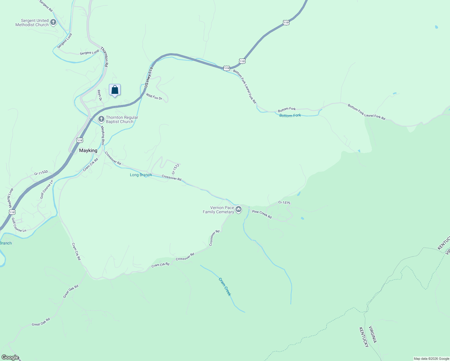map of restaurants, bars, coffee shops, grocery stores, and more near in Mayking