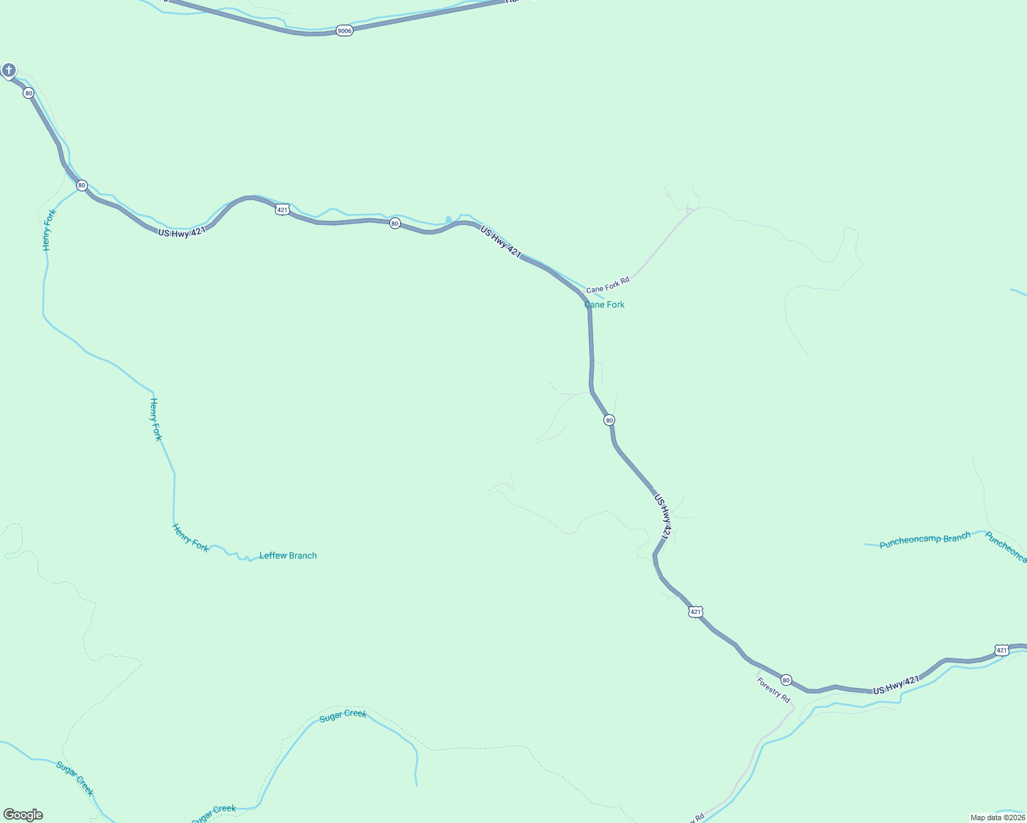 map of restaurants, bars, coffee shops, grocery stores, and more near Dobber Hollow in Bear Branch