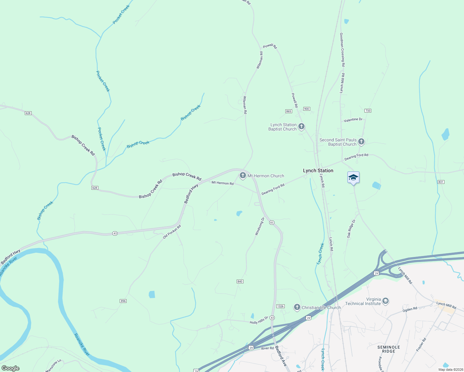 map of restaurants, bars, coffee shops, grocery stores, and more near 212 Mount Hermon Road in Lynch Station