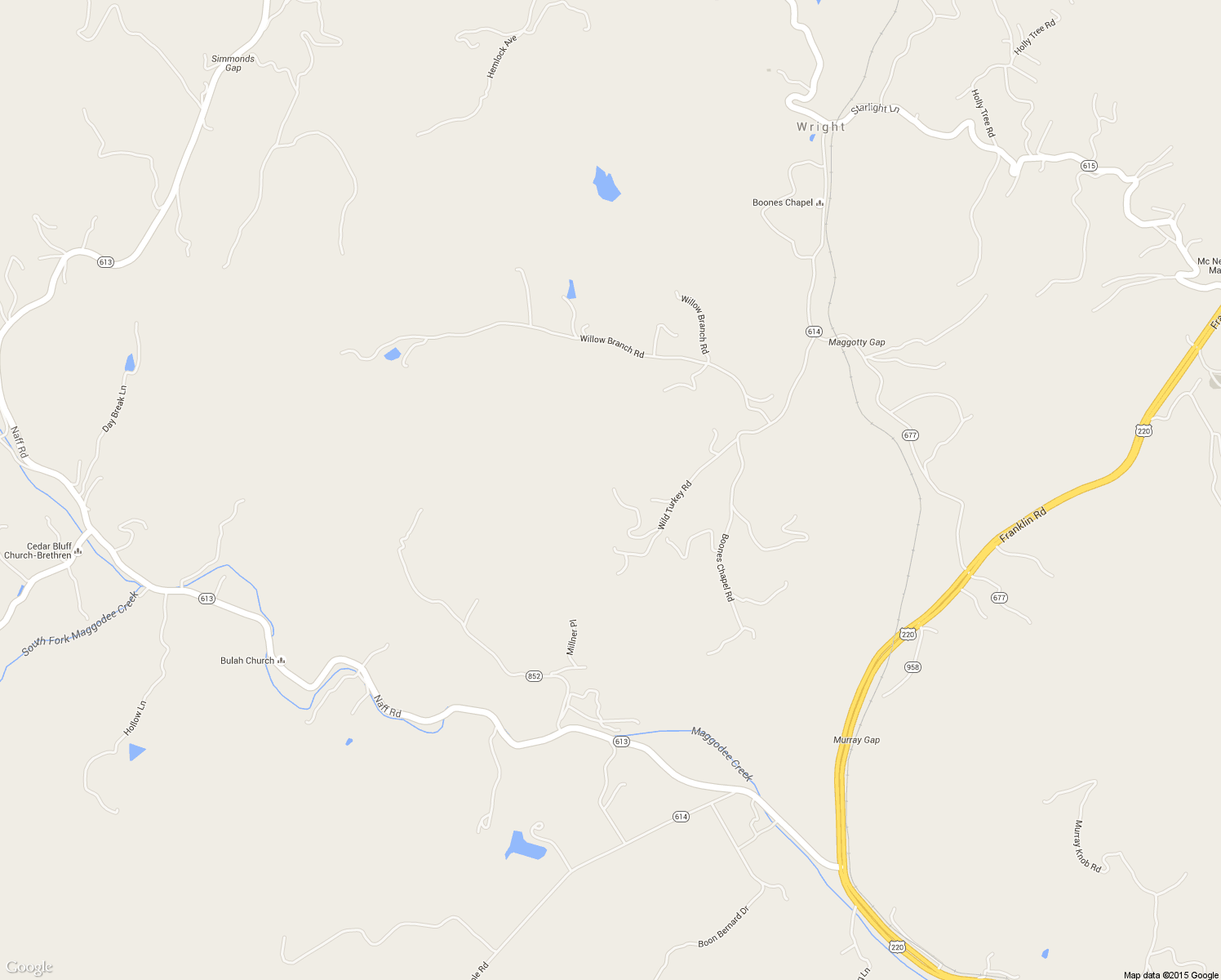 map of restaurants, bars, coffee shops, grocery stores, and more near 8773 Wild Turkey Road in Boones Mill