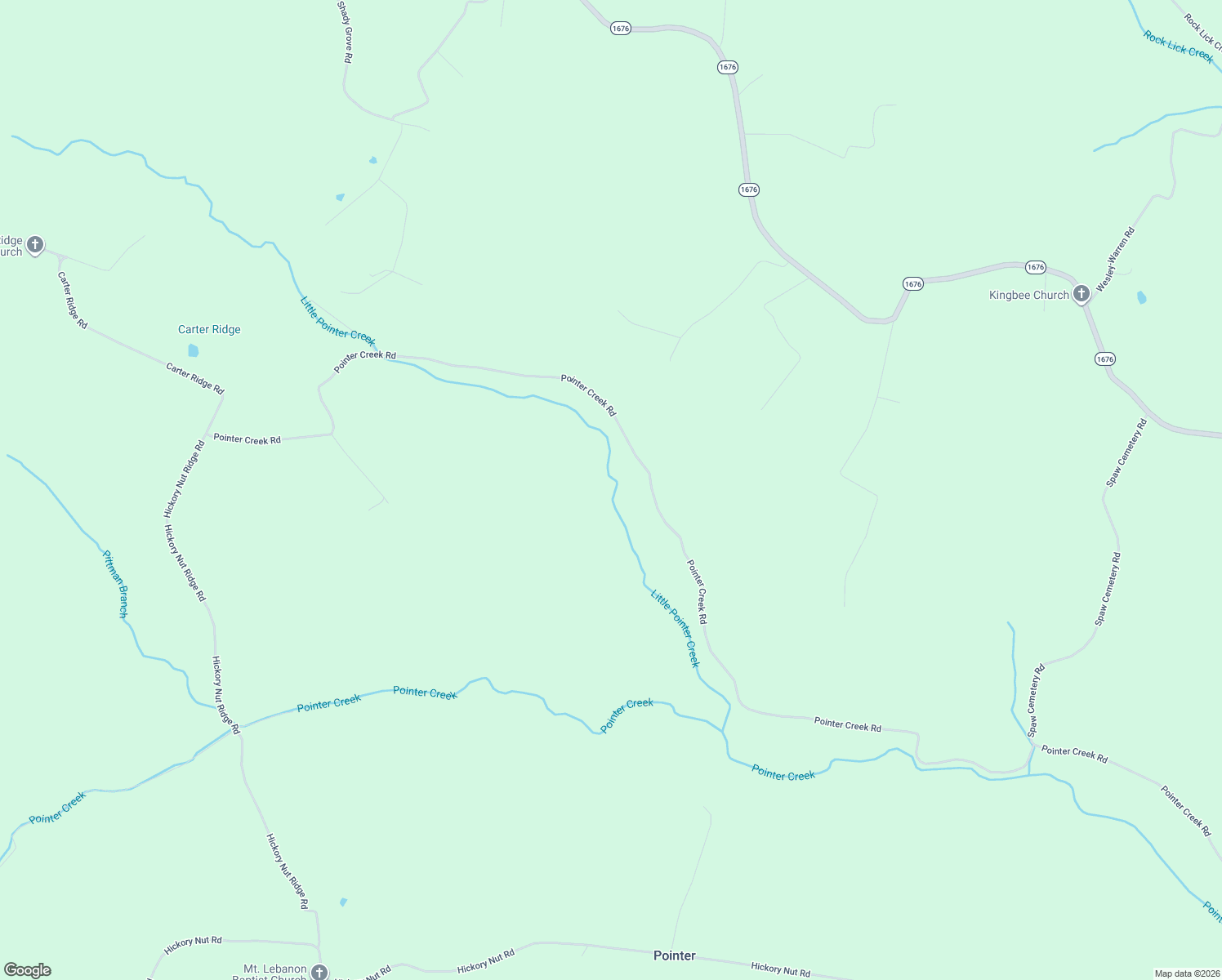 map of restaurants, bars, coffee shops, grocery stores, and more near 1675 Pointer Creek Road in Science Hill