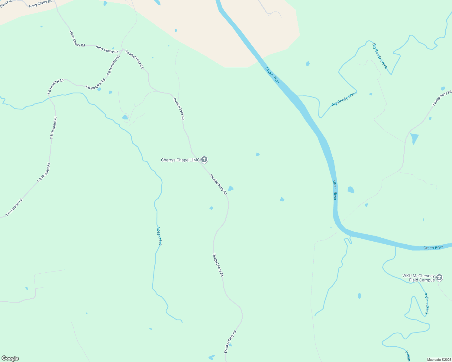 map of restaurants, bars, coffee shops, grocery stores, and more near 4234 Threlkel Ferry Road in Bowling Green