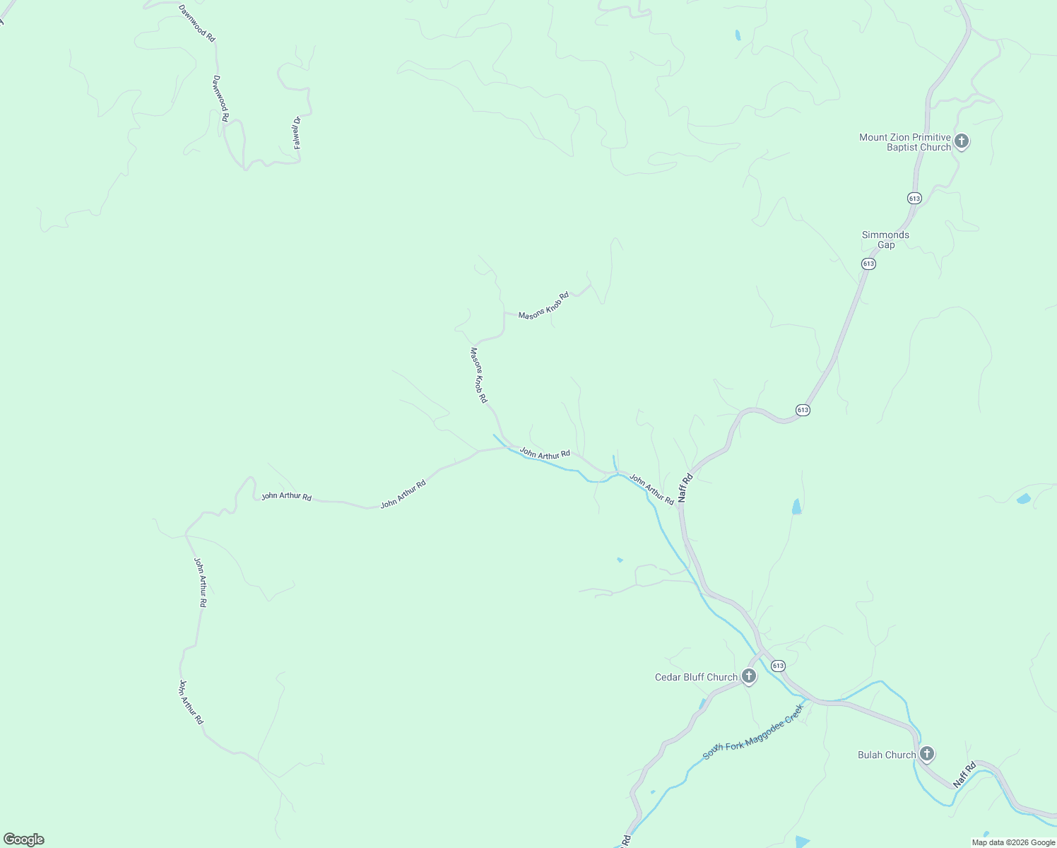 map of restaurants, bars, coffee shops, grocery stores, and more near 514 John Arthur Road in Boones Mill