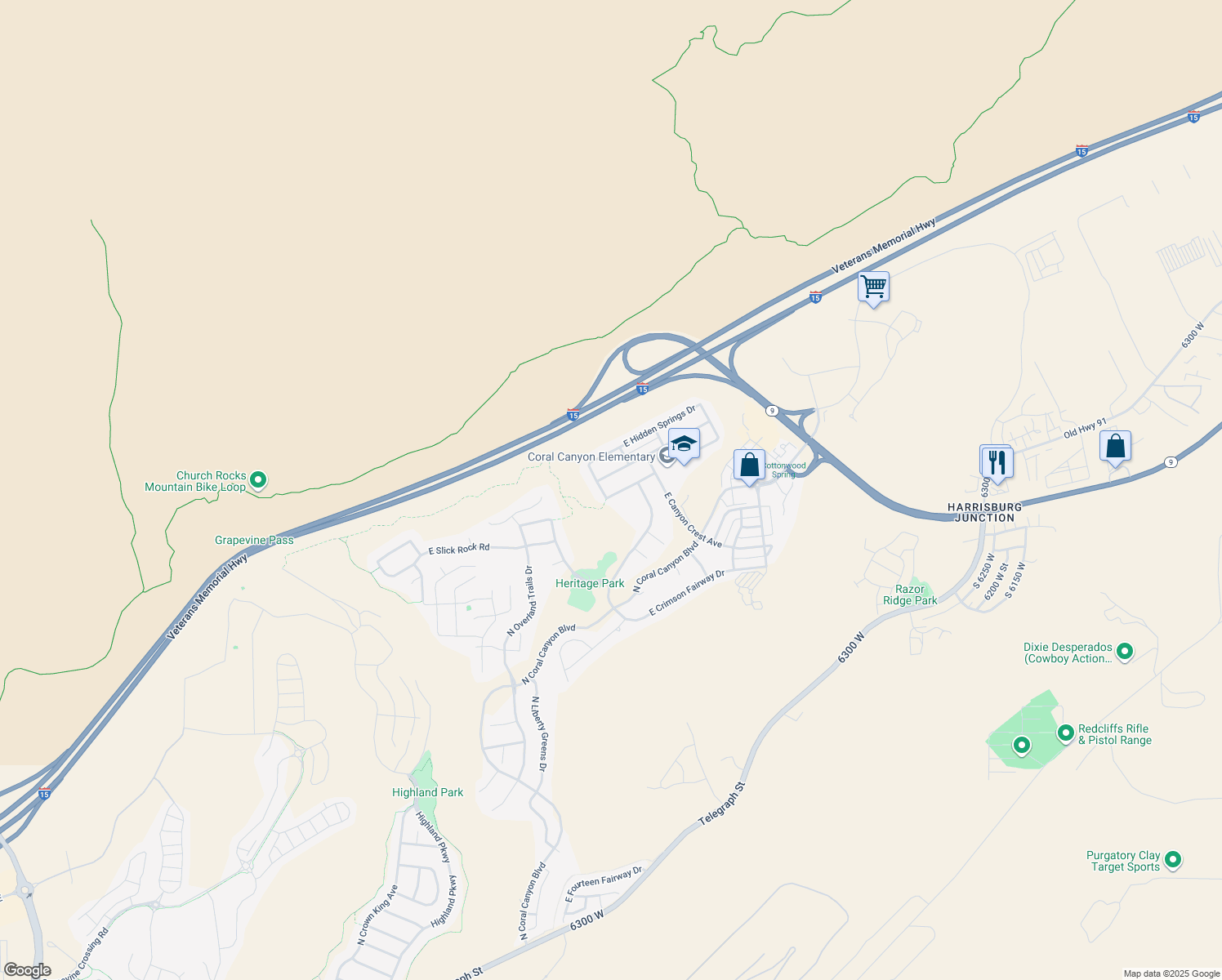 map of restaurants, bars, coffee shops, grocery stores, and more near 3309 East Willow Springs Drive in Washington