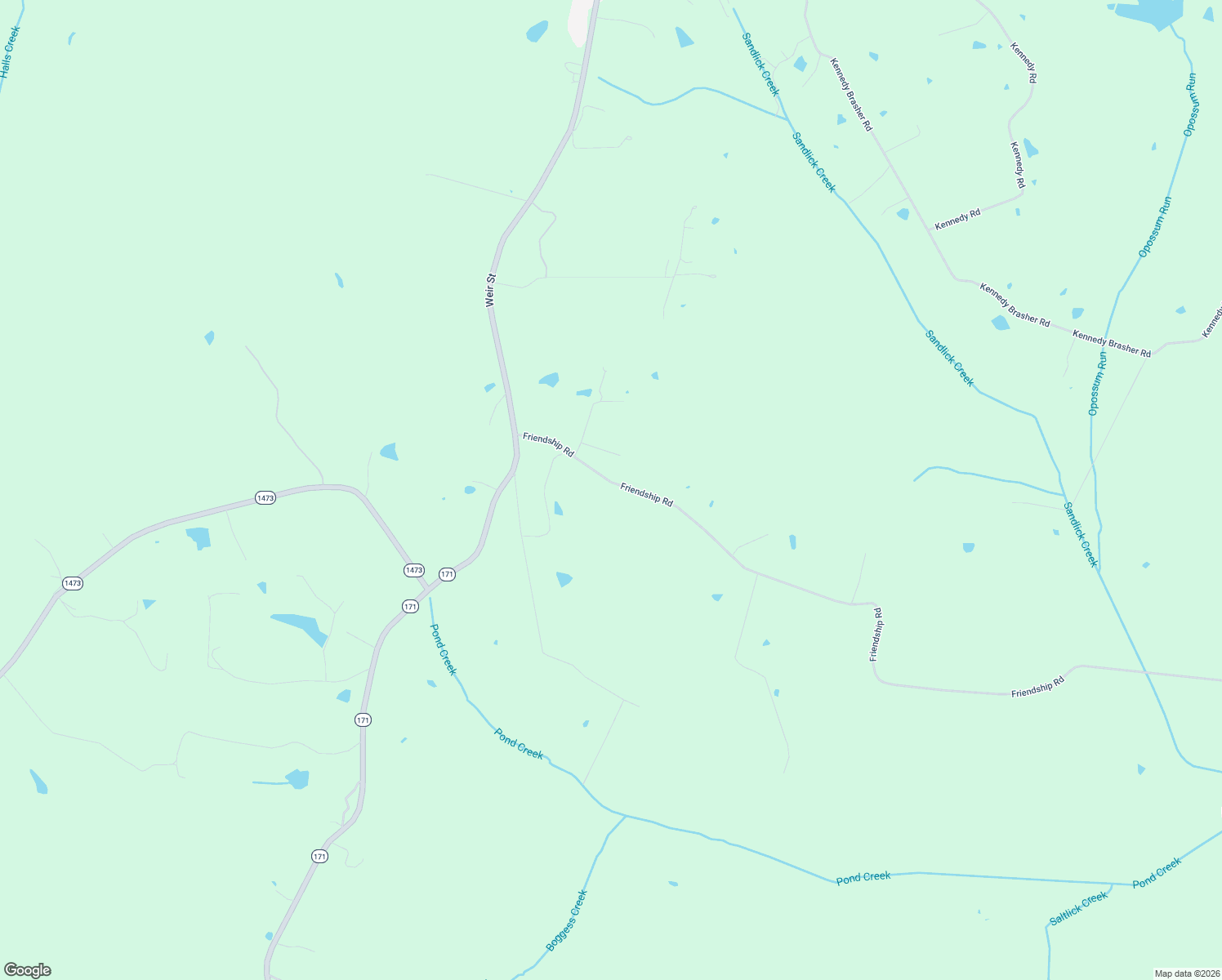map of restaurants, bars, coffee shops, grocery stores, and more near 2715-3273 Friendship Road in Greenville