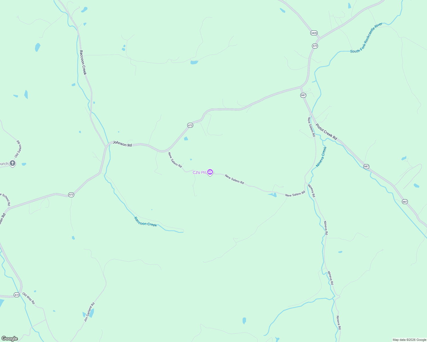 map of restaurants, bars, coffee shops, grocery stores, and more near 500 New Salem Road in London