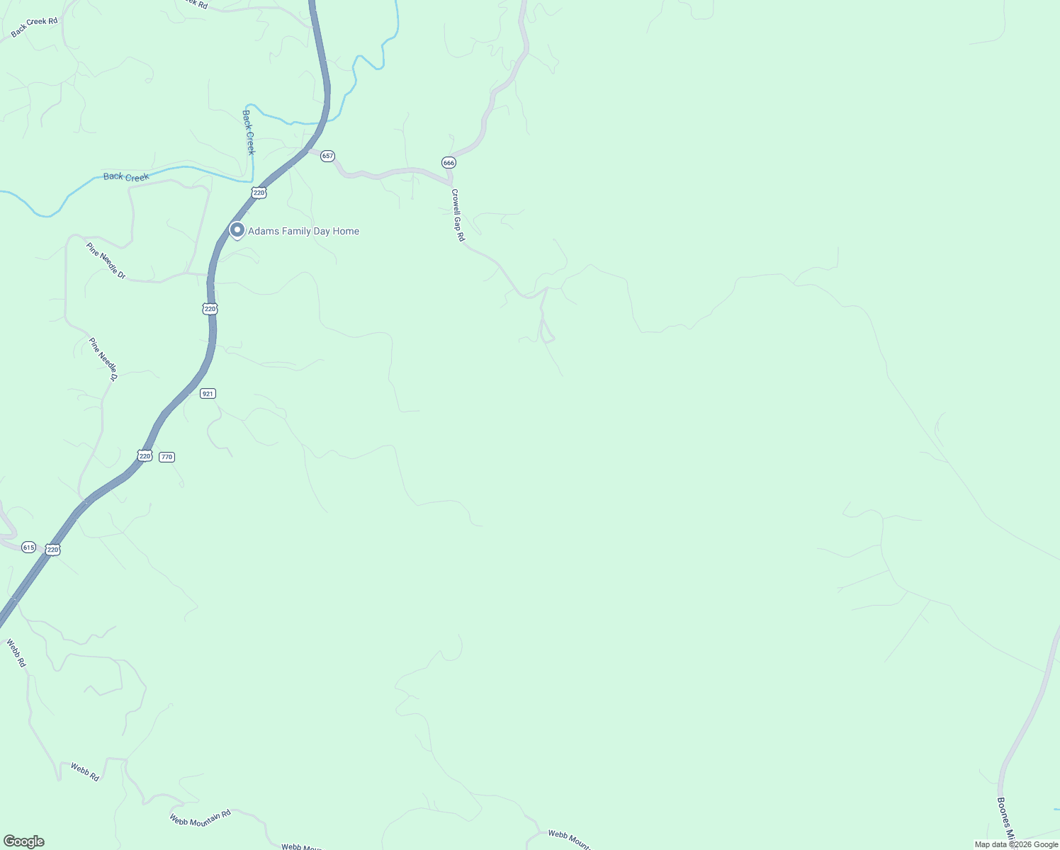 map of restaurants, bars, coffee shops, grocery stores, and more near 6847 Crowell Gap Rd in Roanoke