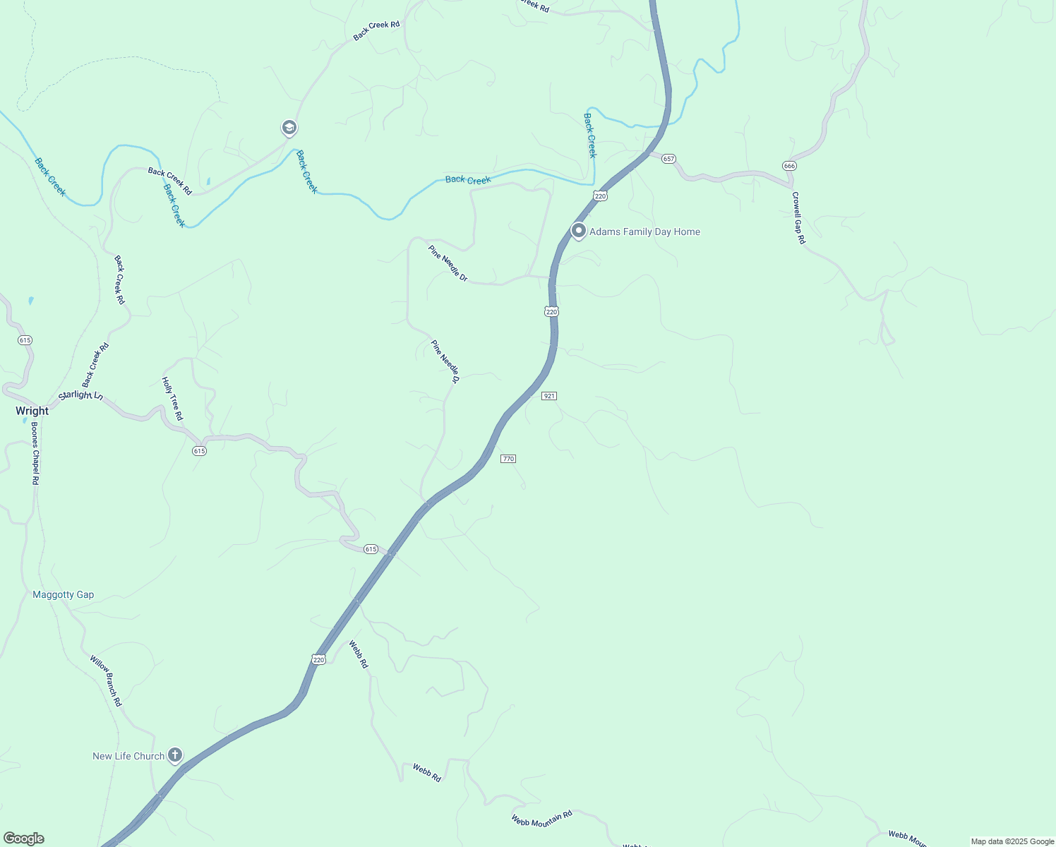 map of restaurants, bars, coffee shops, grocery stores, and more near 6809 Hofawger Road in Boones Mill