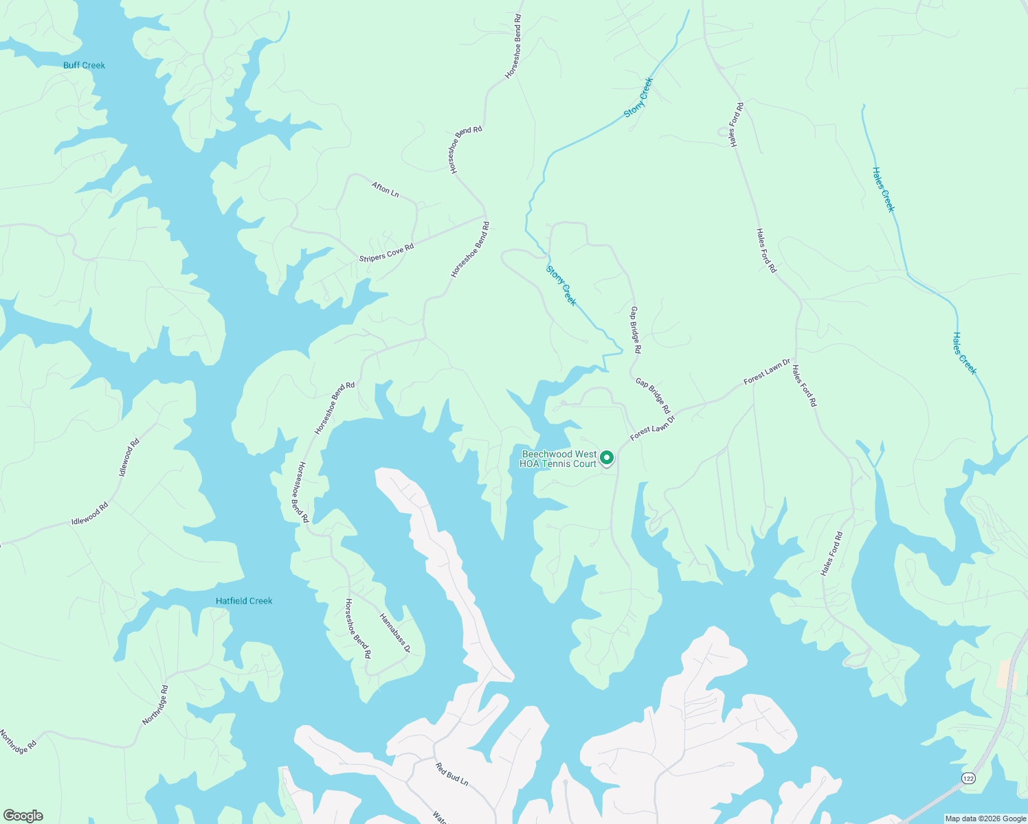 map of restaurants, bars, coffee shops, grocery stores, and more near 5400 Horseshoe Bend Road in Goodview