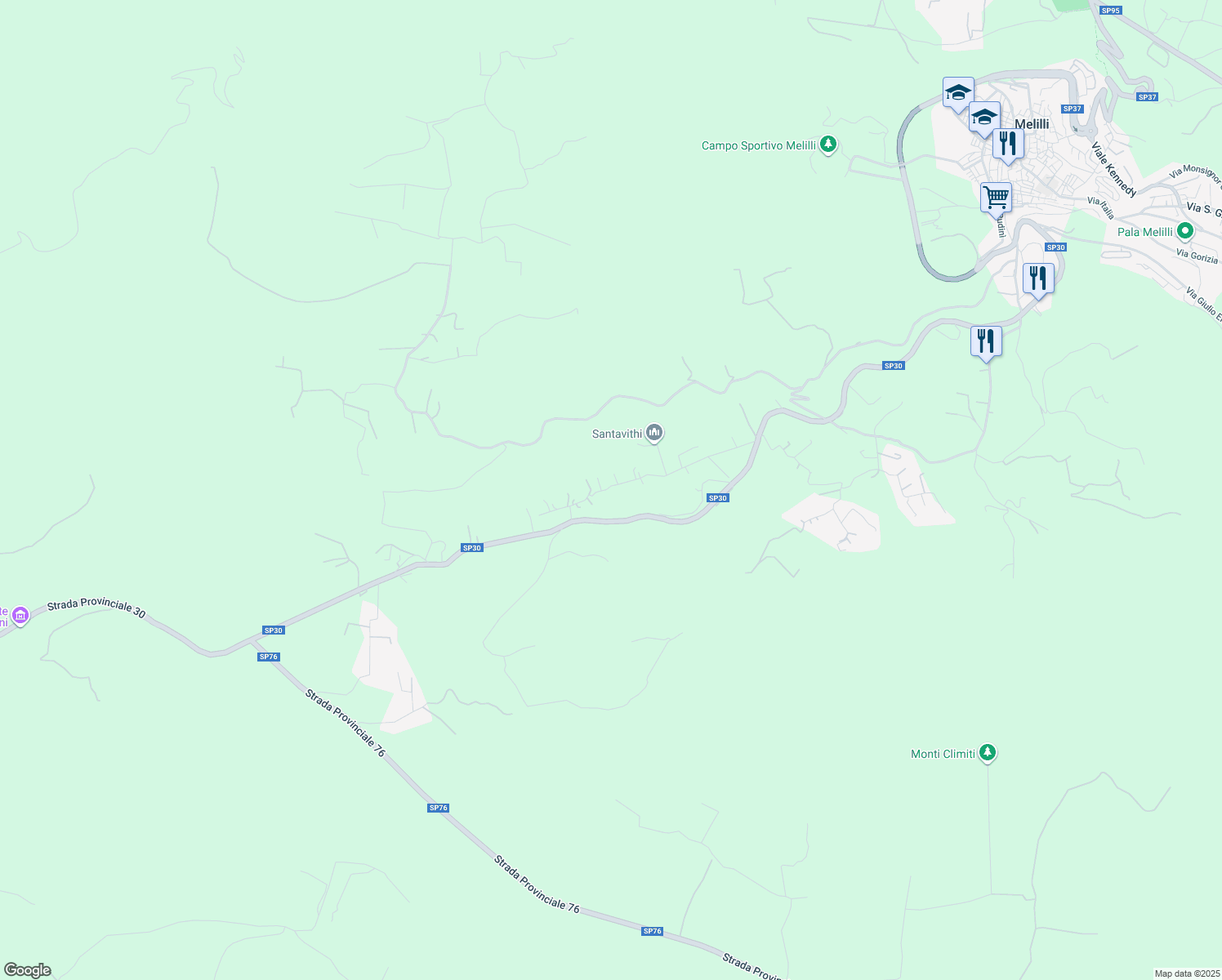map of restaurants, bars, coffee shops, grocery stores, and more near in Free municipal consortium of Syracuse