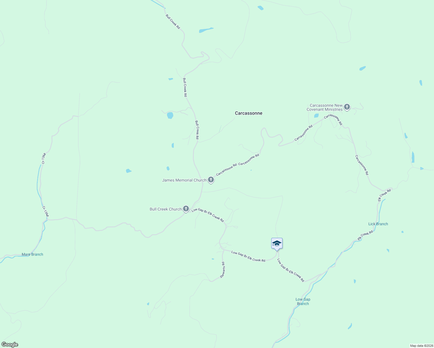 map of restaurants, bars, coffee shops, grocery stores, and more near 212 Carcassonne Road in Blackey