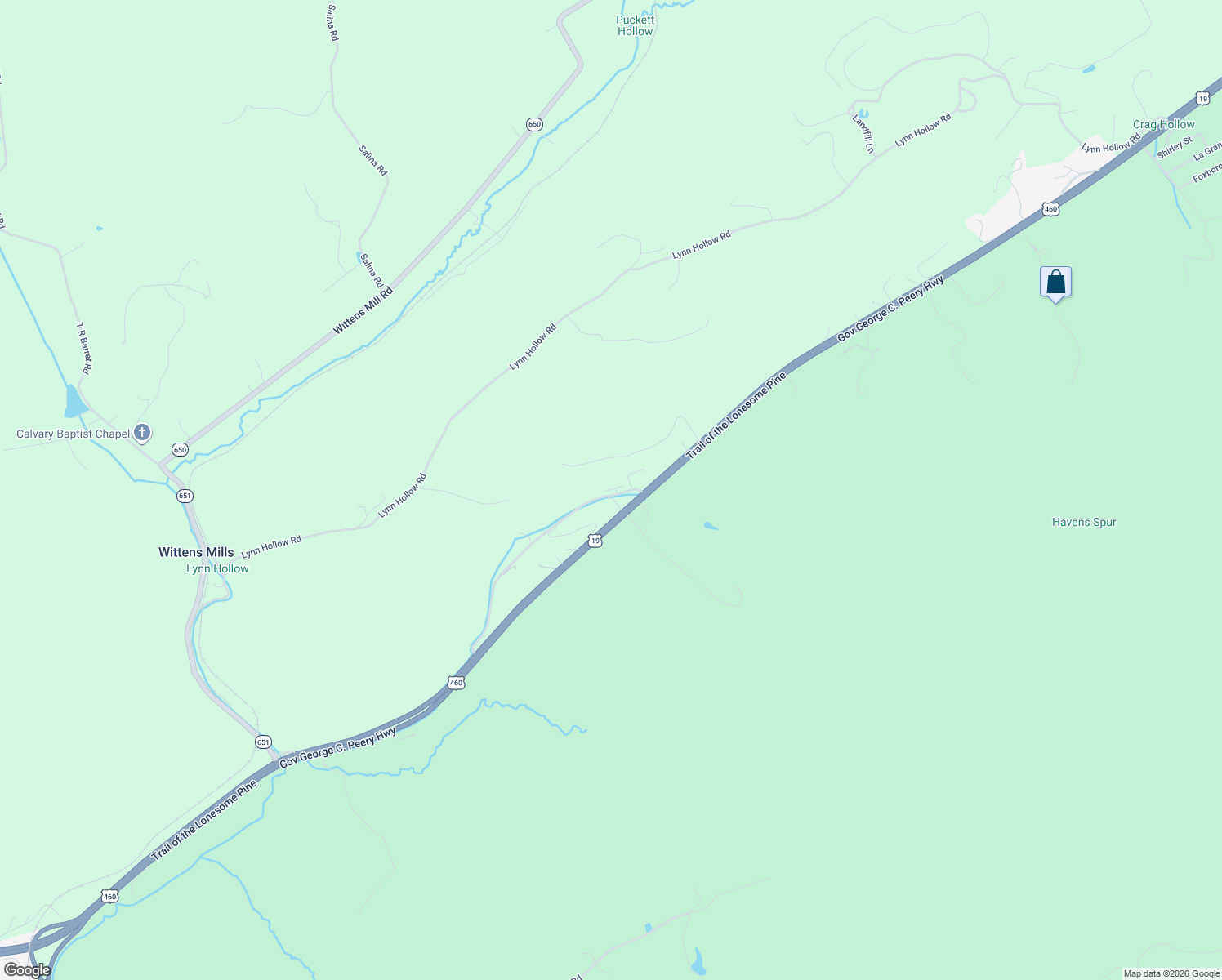 map of restaurants, bars, coffee shops, grocery stores, and more near 109 Ginger Lane in Tazewell County