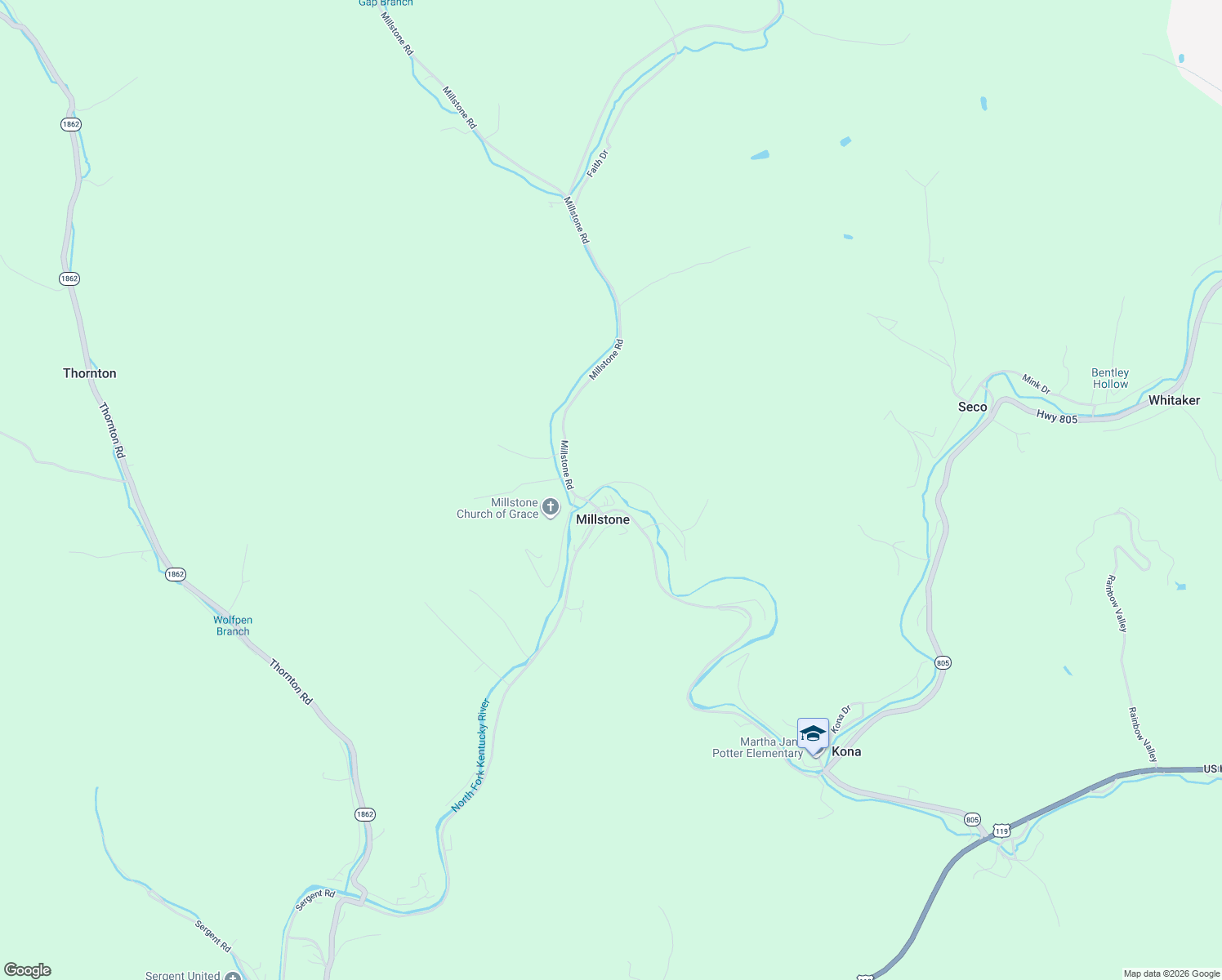 map of restaurants, bars, coffee shops, grocery stores, and more near 300-314 Buster Road in Millstone