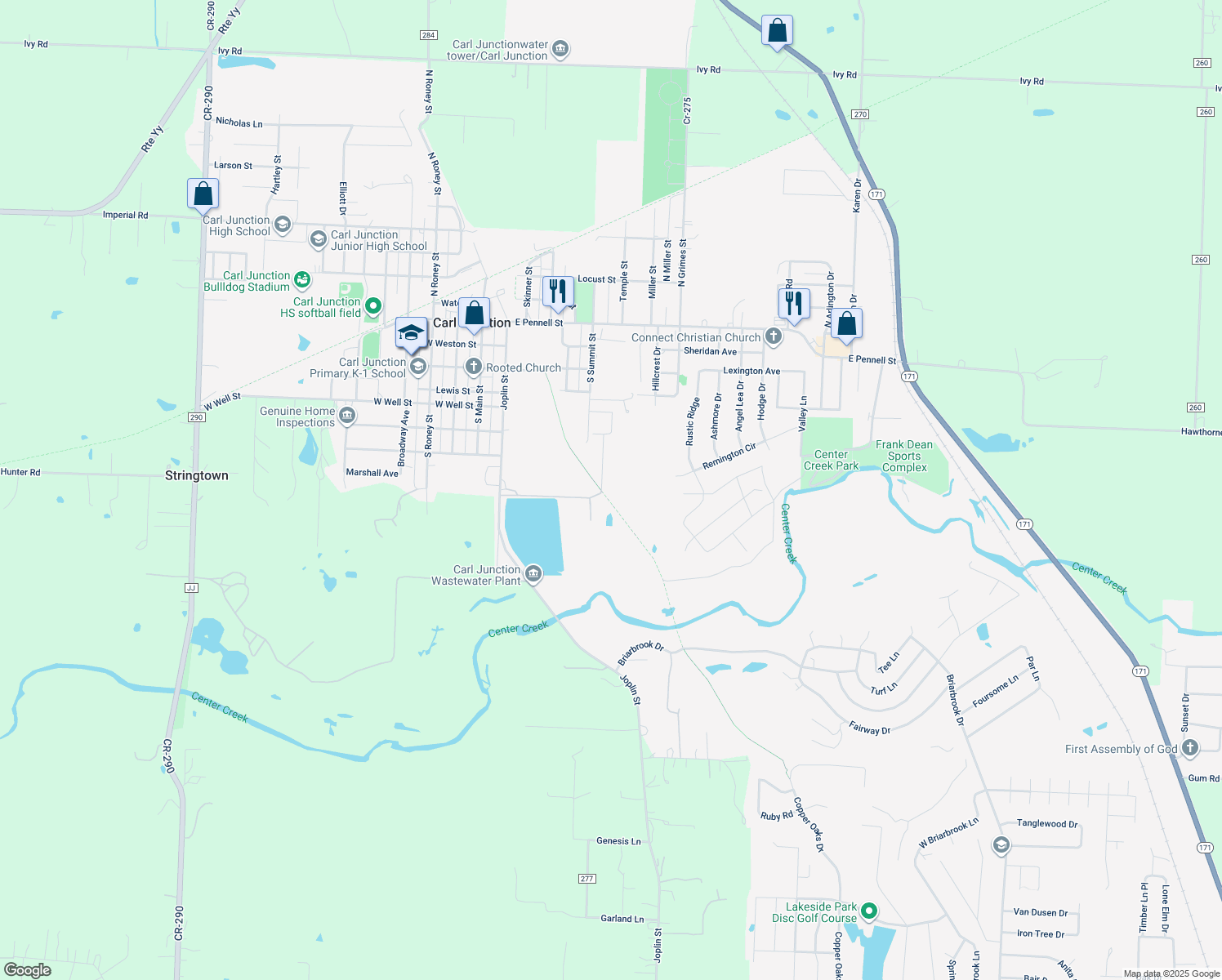 627 Valley View Drive, Carl Junction MO Walk Score
