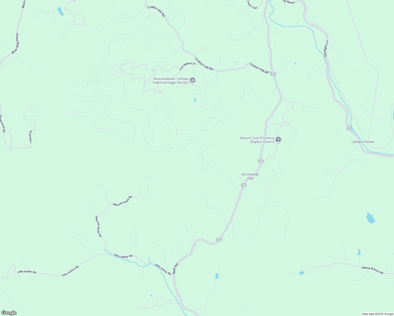 map of restaurants, bars, coffee shops, grocery stores, and more near 793 Meadow Branch Road in Boones Mill