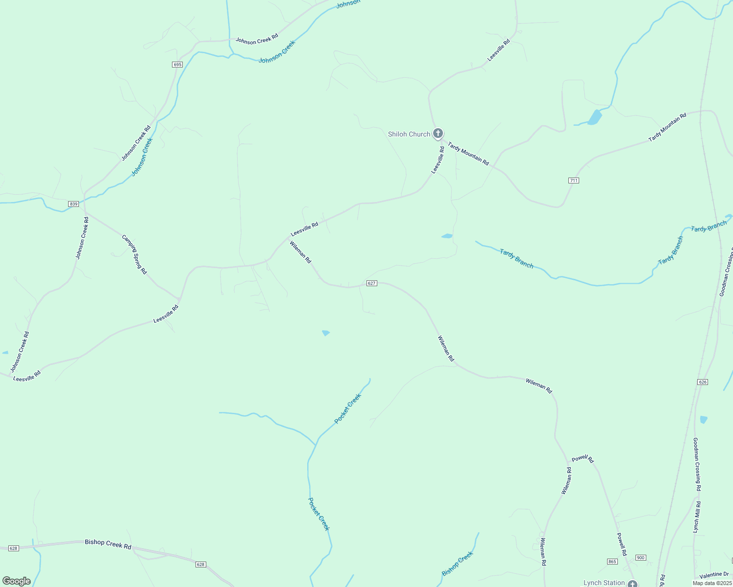 map of restaurants, bars, coffee shops, grocery stores, and more near 465 Wileman Road in Lynch Station