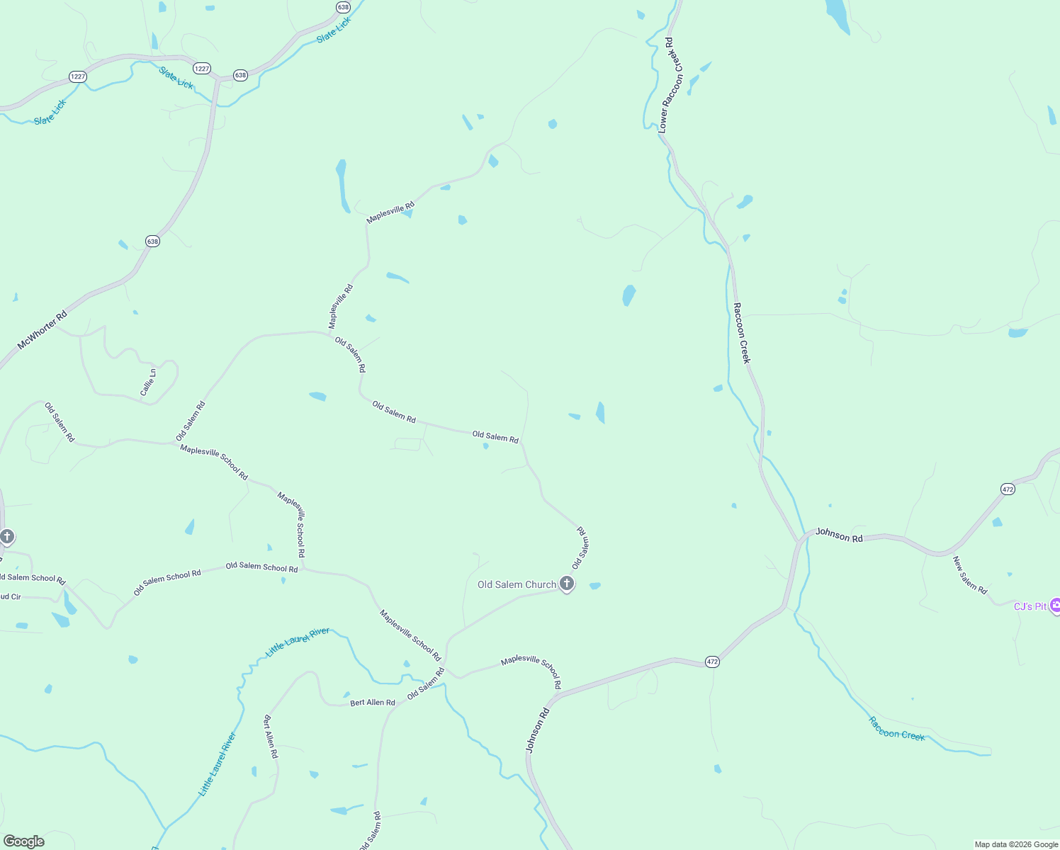 map of restaurants, bars, coffee shops, grocery stores, and more near 2205 Old Salem Road in London