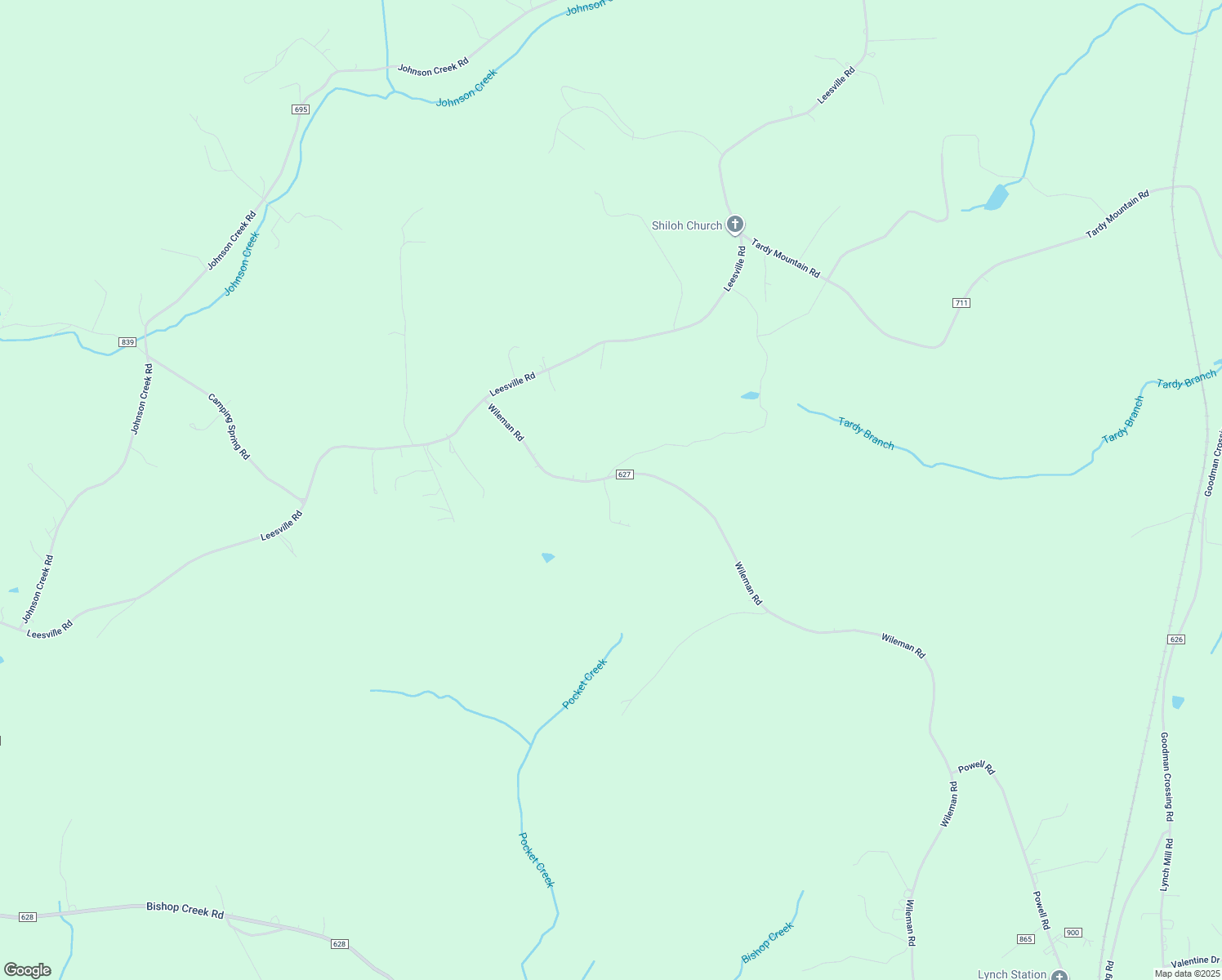 map of restaurants, bars, coffee shops, grocery stores, and more near 465 Wileman Road in Lynch Station