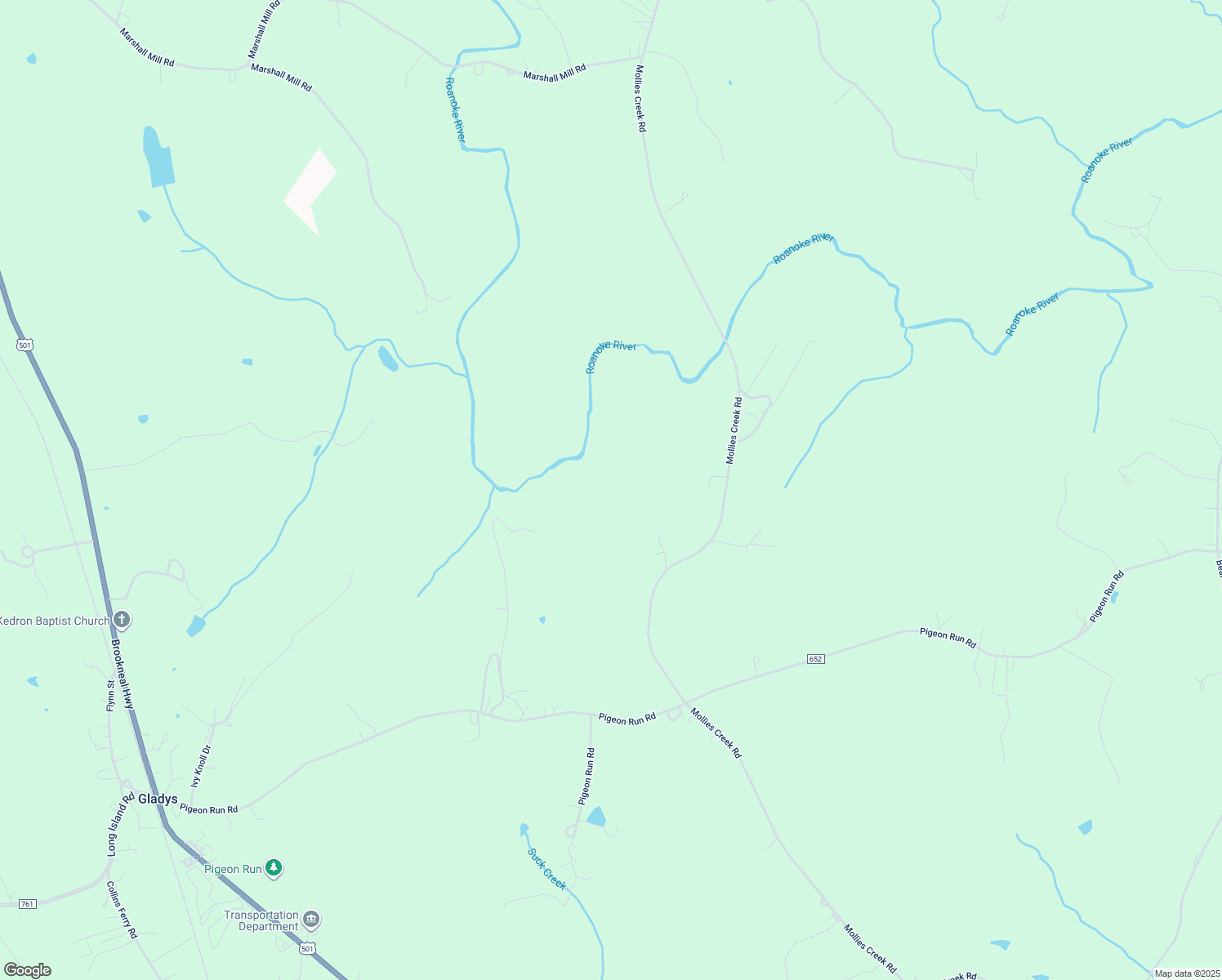 map of restaurants, bars, coffee shops, grocery stores, and more near 3159 Mollies Creek Road in Gladys