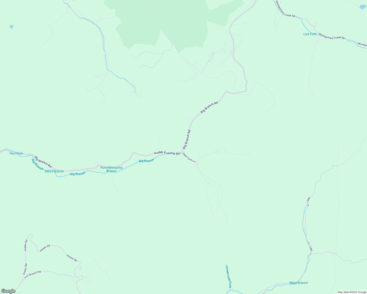 map of restaurants, bars, coffee shops, grocery stores, and more near 2269 Big Branch Road in Viper