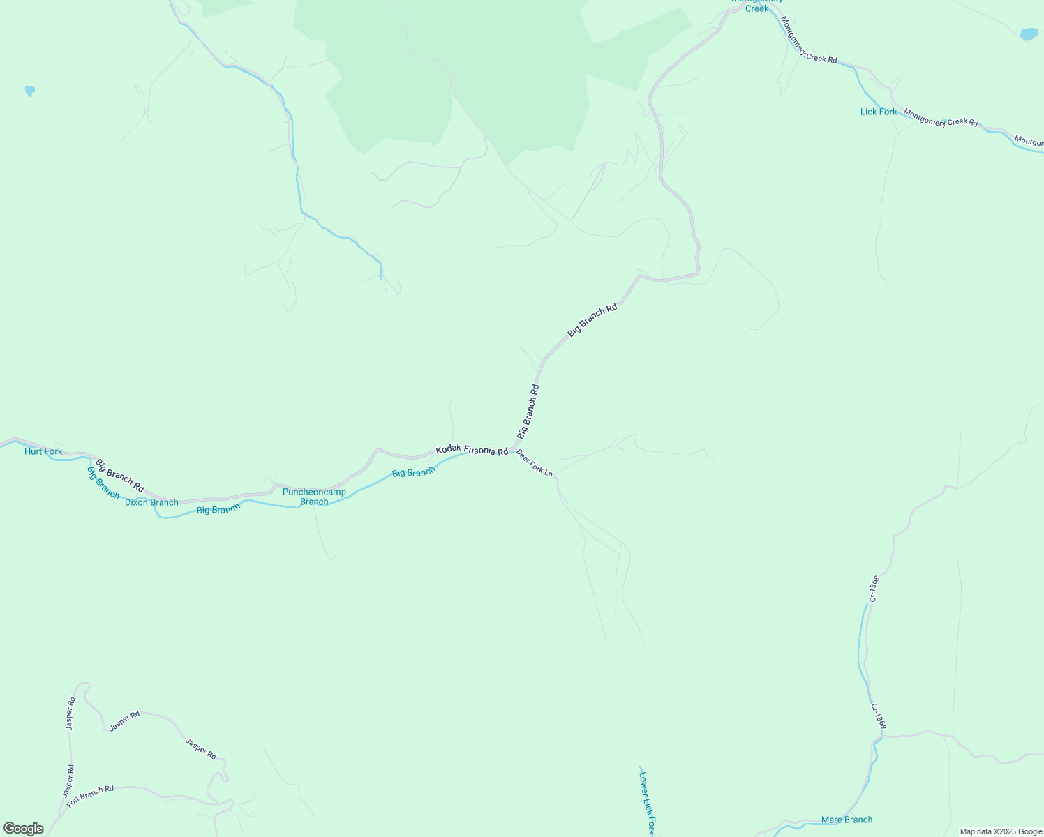 map of restaurants, bars, coffee shops, grocery stores, and more near 2269 Big Branch Road in Viper