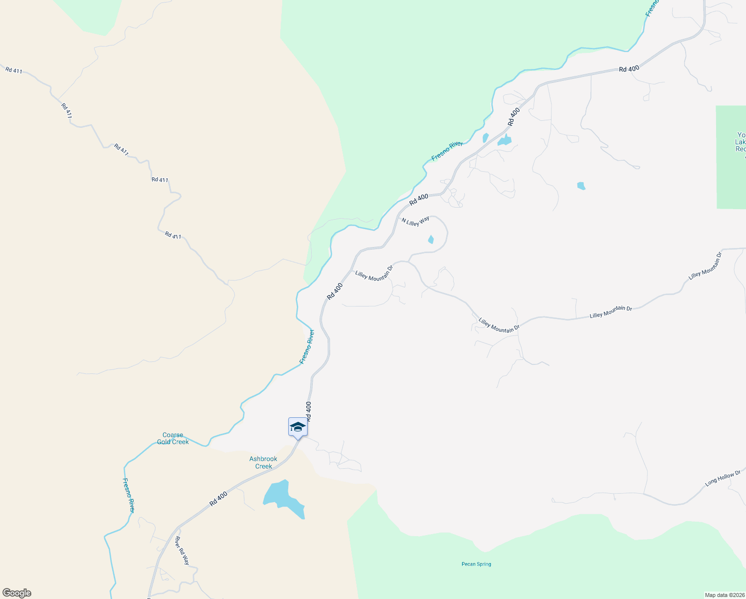 map of restaurants, bars, coffee shops, grocery stores, and more near 39525 South Lilley Way in Coarsegold