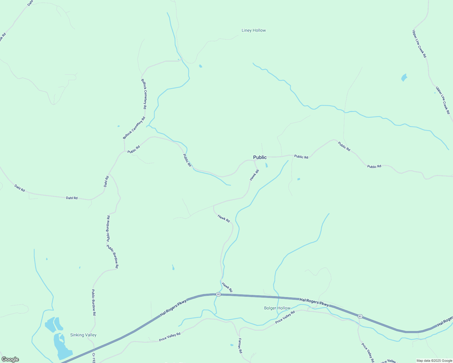 map of restaurants, bars, coffee shops, grocery stores, and more near 6201 Public Road in Somerset