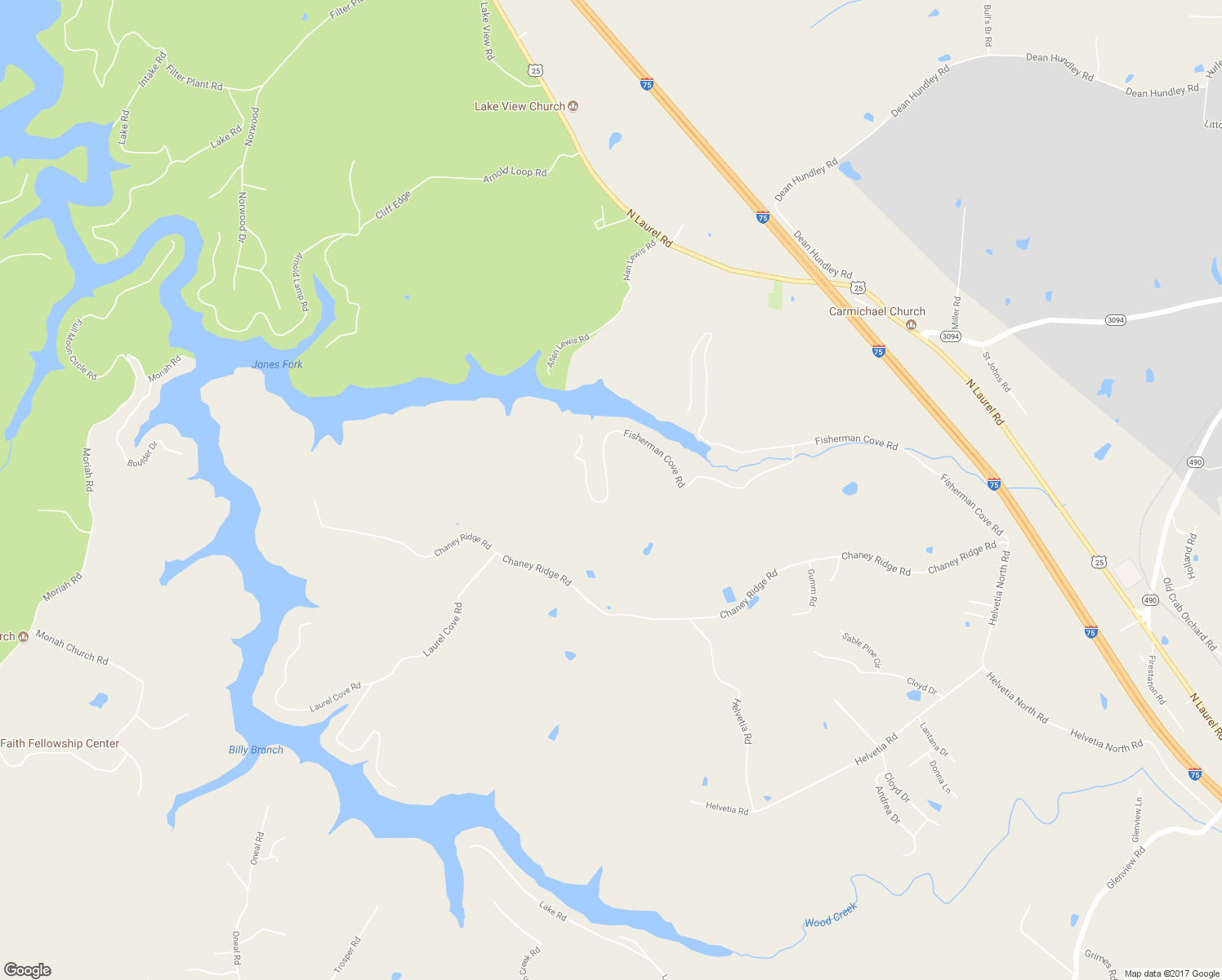 map of restaurants, bars, coffee shops, grocery stores, and more near 39 Left Fork Fishermans Cove Road in London