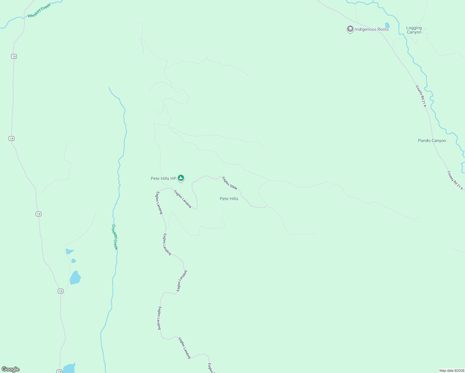 map of restaurants, bars, coffee shops, grocery stores, and more near Eagles Glide in Las Animas County