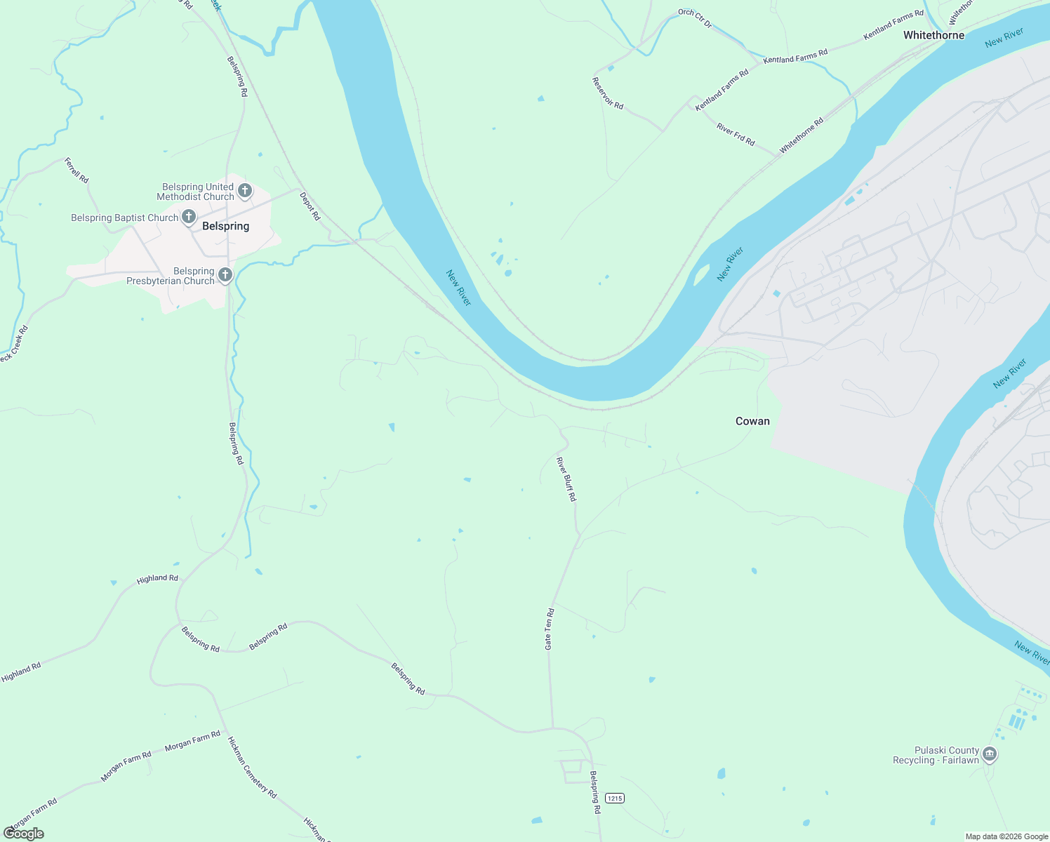 map of restaurants, bars, coffee shops, grocery stores, and more near 7481 River Bluff Road in Fairlawn