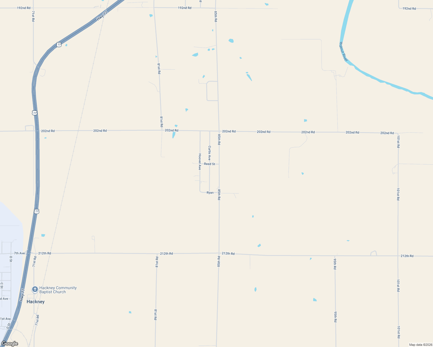 map of restaurants, bars, coffee shops, grocery stores, and more near 21361 85th Road in Winfield